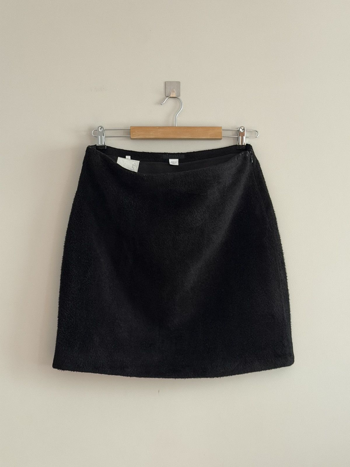 Helmut Lang Vintage 00’s Helmut Lang Archive Black Silk Skirt IT44 Size 30" / US 8 / IT 44 - 1 Thumbnail