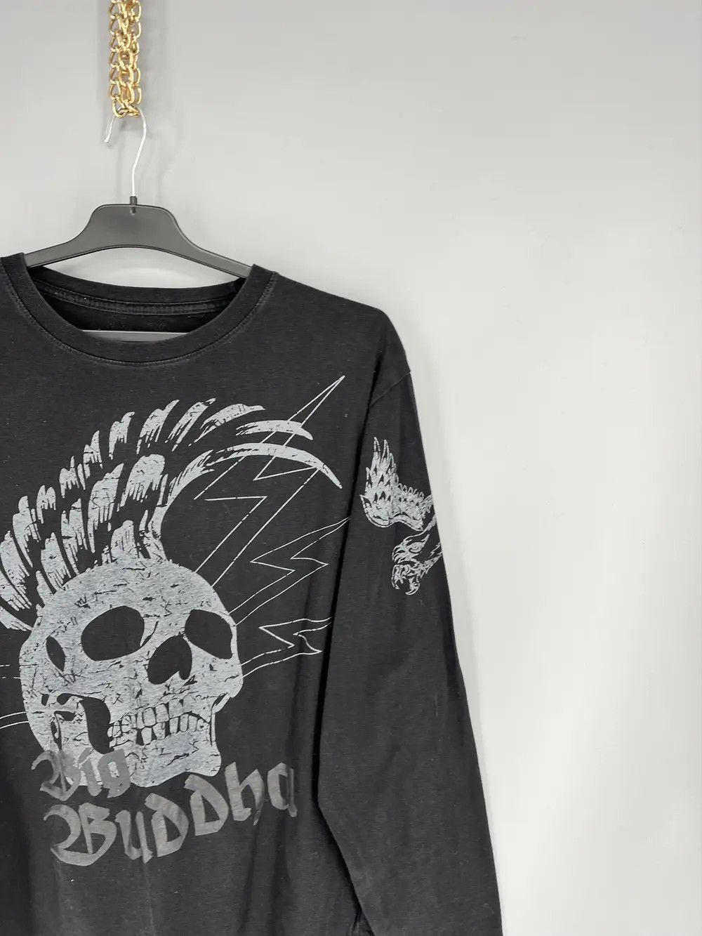 Band Tees Buddha Skulls Vintage Long Sleeve Shirt Size XL Size US XL / EU 56 / 4 - 6 Thumbnail