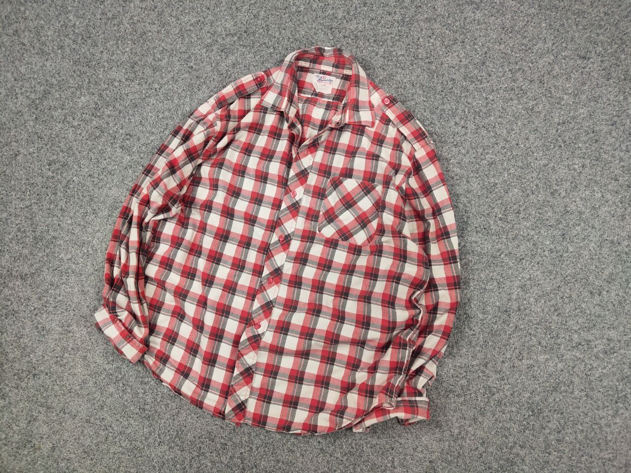 Japanese Brand Vintage 90's Friendship Japan Design Flannel Check Shirt Size US M / EU 48-50 / 2 - 4 Thumbnail