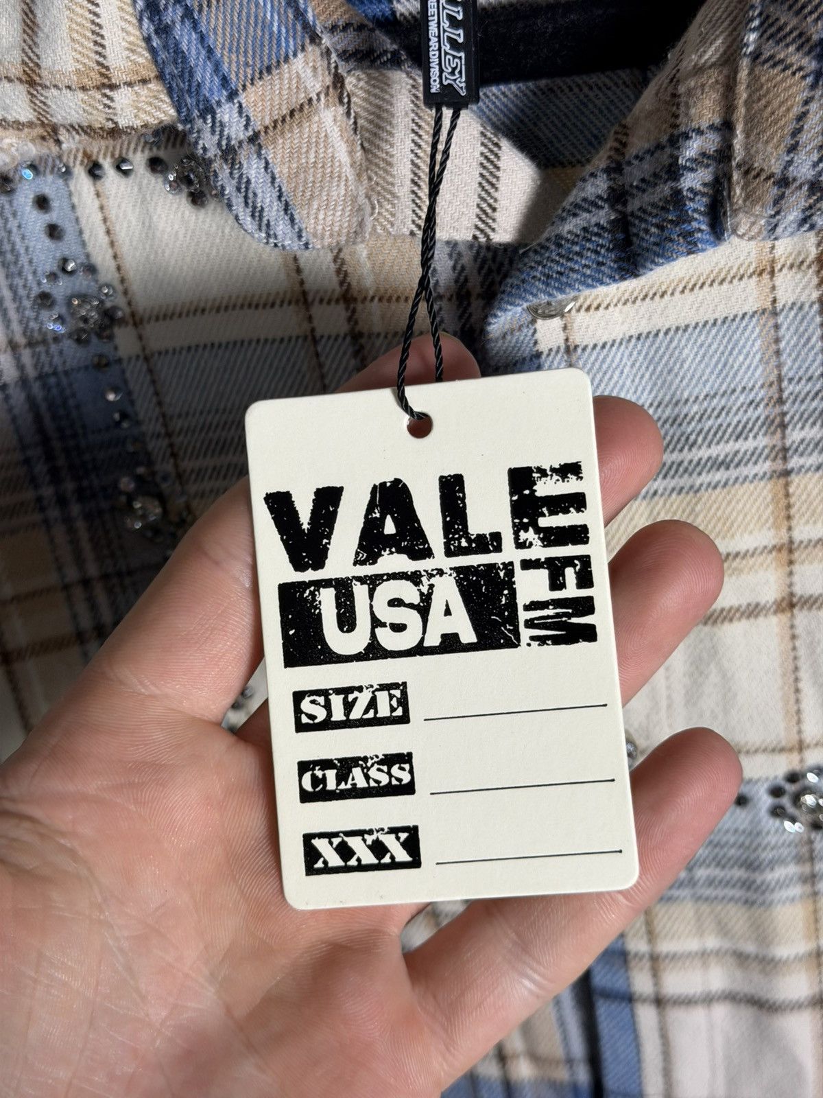 Vale Vale Forever Skyfall Flannel 'Cream/Blue’ Size US XXL / EU 58 / 5 - 5 Thumbnail