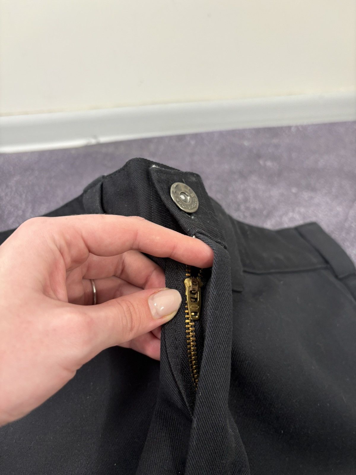 Dickies Vintage Dickies 874 Slim Straight Black Hype Skate Pants Size US 32 / EU 48 - 17 Thumbnail