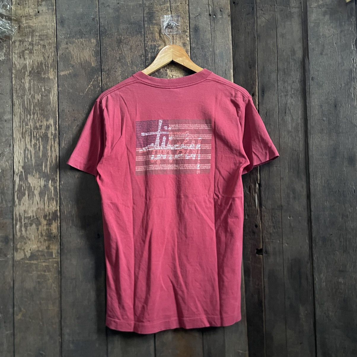 Vintage 90's Stussy International USA Flag Tee Shirt