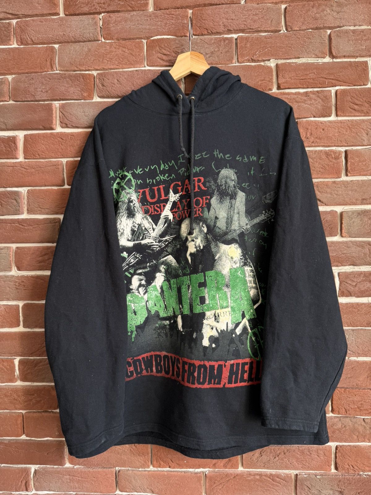 Band Tees 90s Rare Vintage Pantera Vulgar Display Metal Band Hoodie xl Size US XL / EU 56 / 4 - 3 Thumbnail