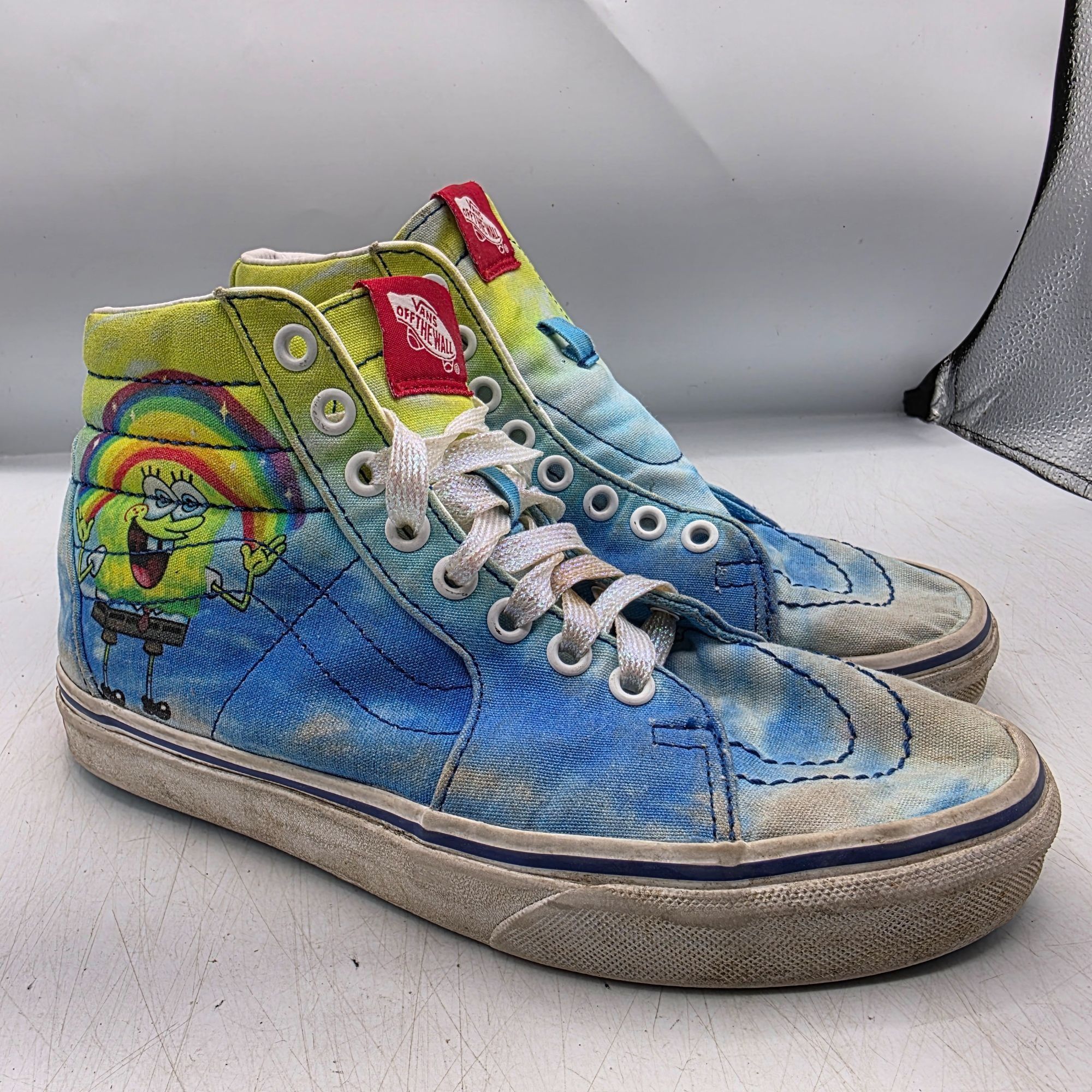 Vans Vans Sk8-Hi x Spongebob Squarepants Womens Size 6.5 Blue Sne Size US 6.5 / IT 36.5 - 1 Thumbnail