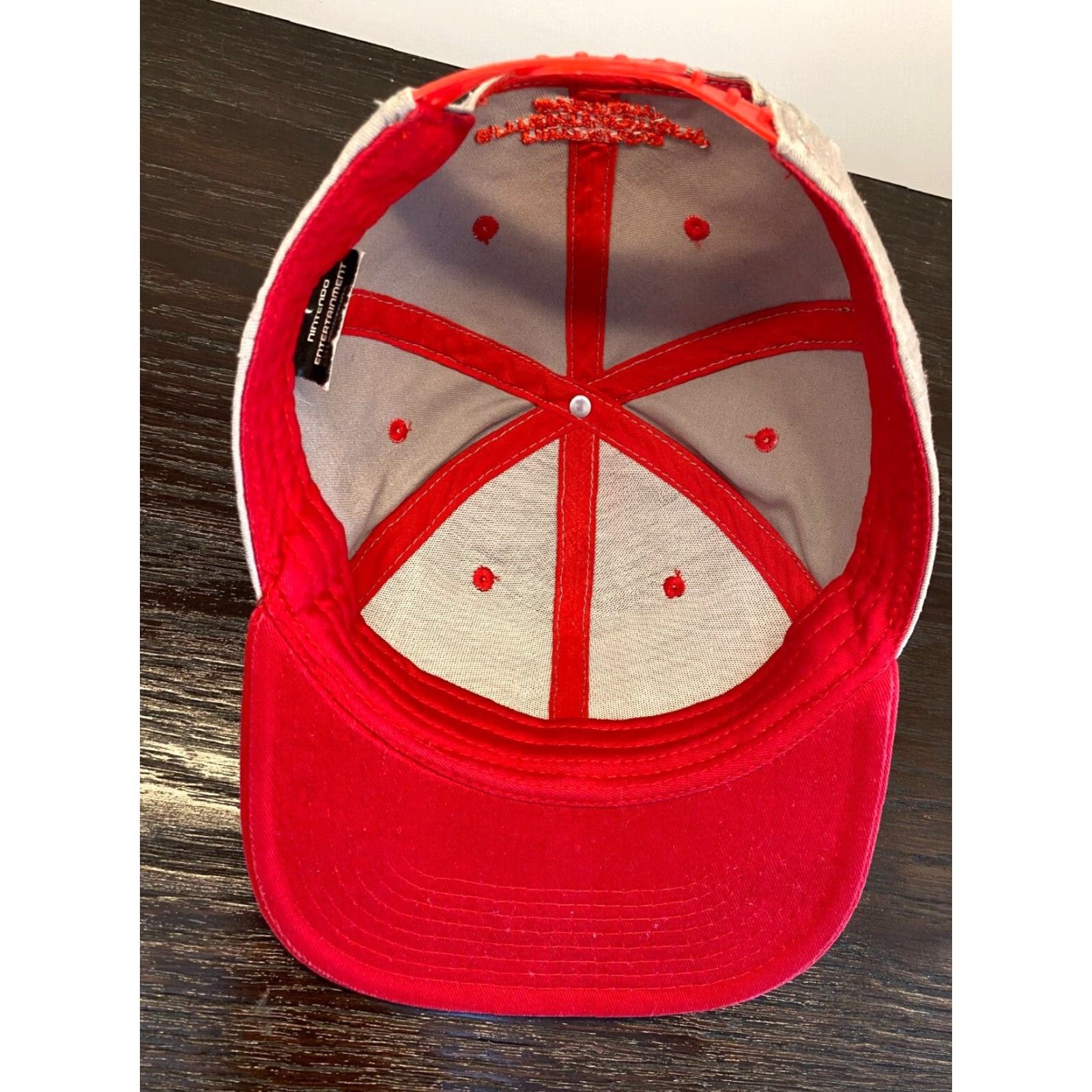 Nintendo VINTAGE Nintendo Baseball Cap Hat Mens One Size Gray Cotton Retro 90s Controller Embroidered OSFM Size ONE SIZE - 6 Thumbnail