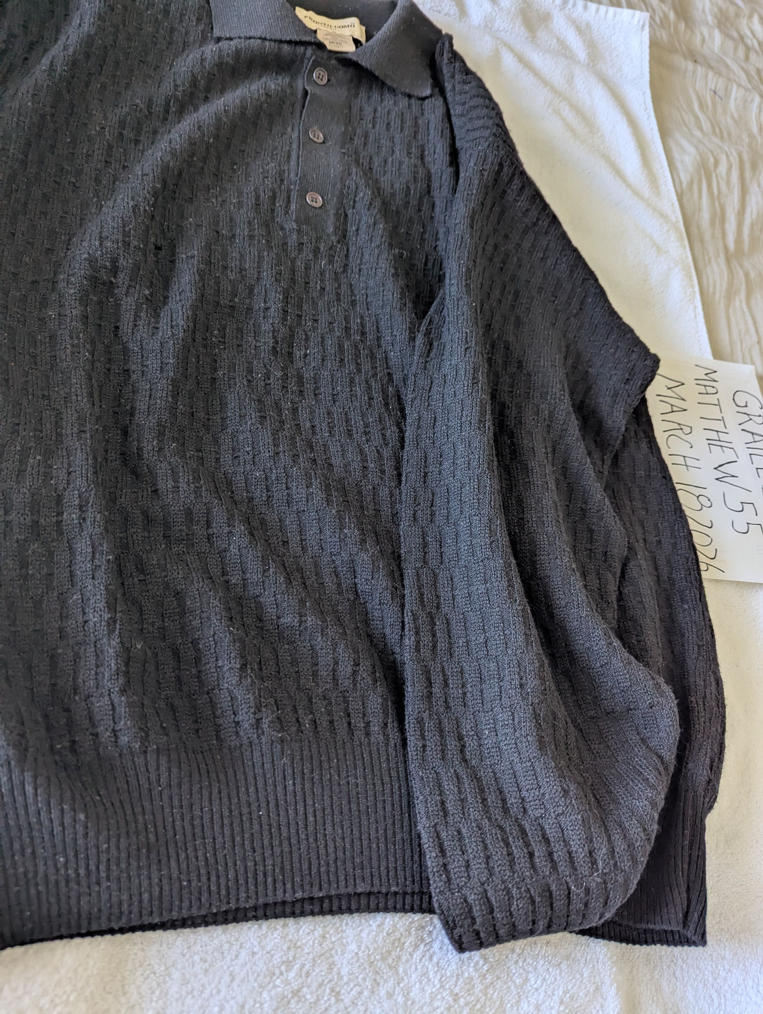 Pronto Uomo Fine Merino Wool Sweater by Pronto-Uomo ITALY Size US M / EU 48-50 / 2 - 5 Thumbnail