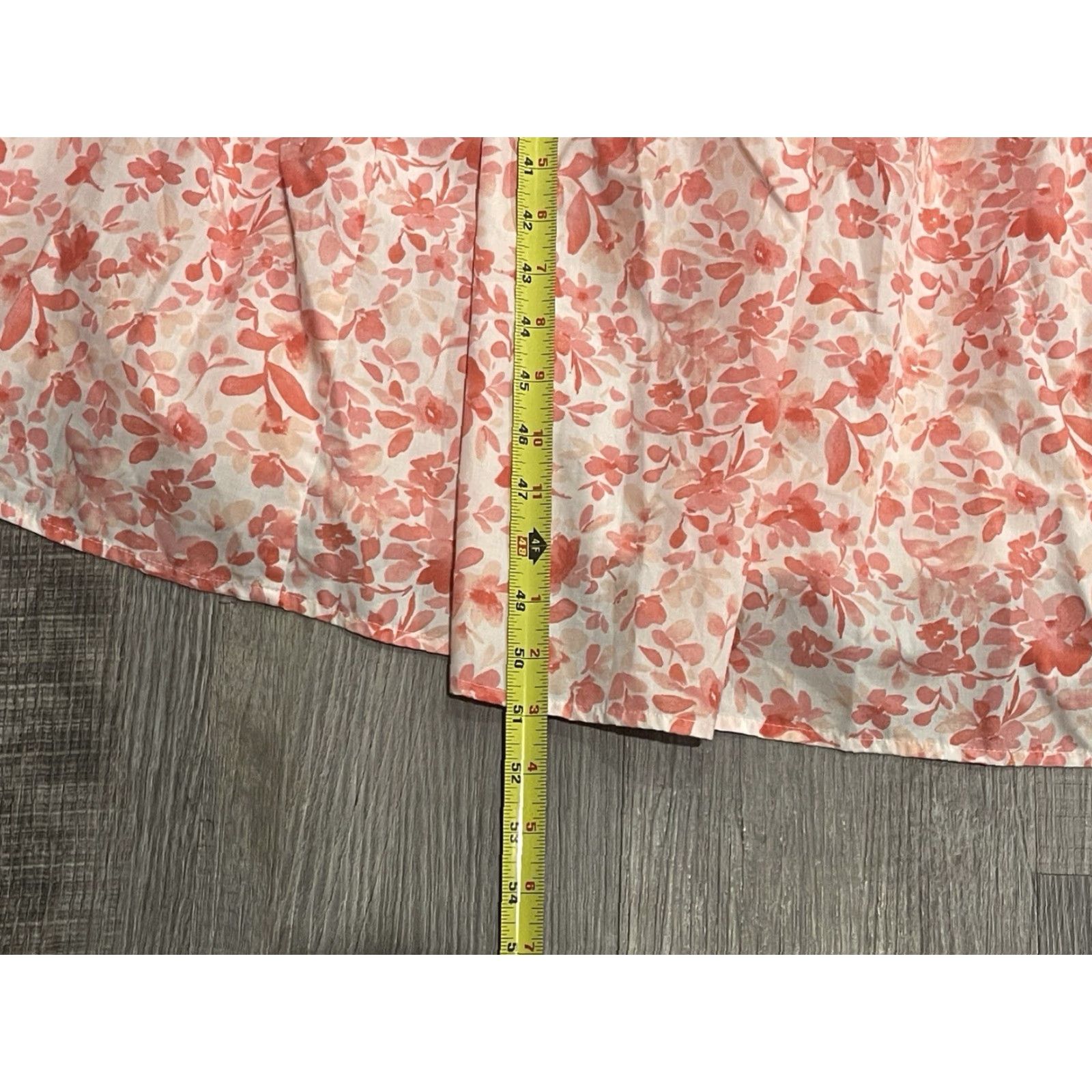 Abercrombie & Fitch NWT Abercrombie & Fitch Chase Ruffle Pink Floral Day Dress Sz Medium Women Midi Dress Size M / US 6-8 / IT 42-44 - 4 Thumbnail