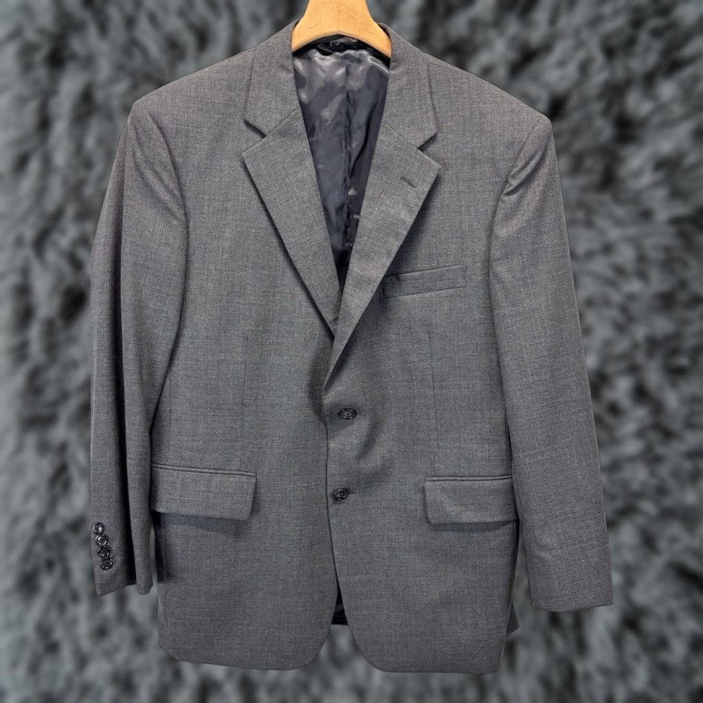 Jos. A. Bank Jos. A. Bank Gray Wool Blazer Jacket Mens 42S Short Business Size 42S - 1 Thumbnail