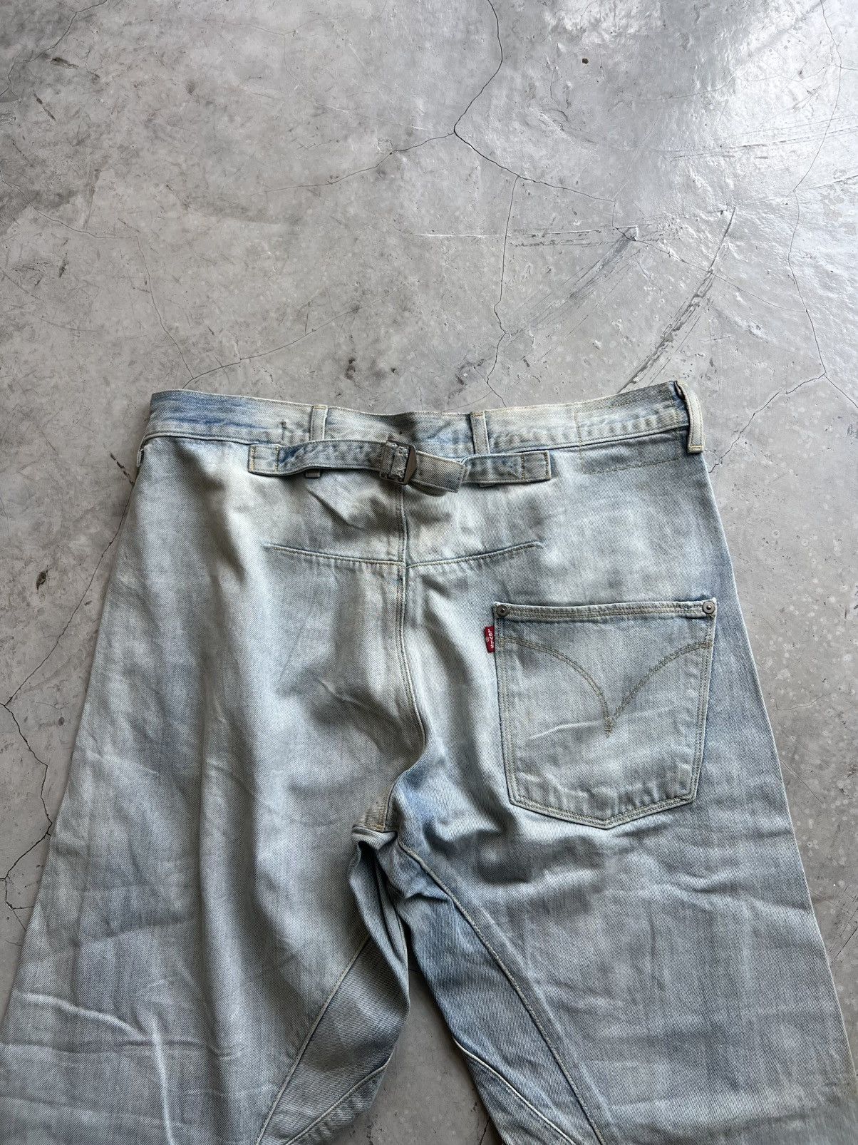 Levi's Levis Engineered Jeans Buckle Back Tag W32 Actual 34x31.5 Size US 32 / EU 48 - 5 Thumbnail
