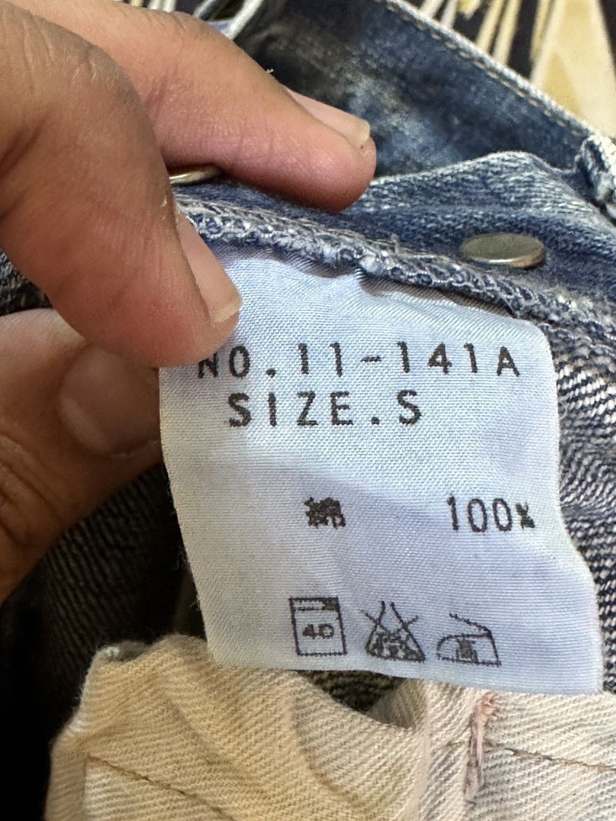 Adolfo Dominguez Vintage D.MG Mudwash Faded Grunge Distressed Denim Size US 30 / EU 46 - 5 Thumbnail