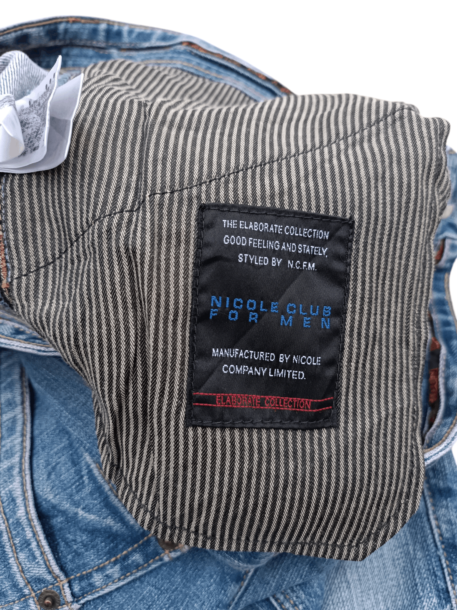 Japanese Brand FLARED 🔥 Nicole Club For Men Multi Pocket Whiskers Denim Size US 34 / EU 50 - 13 Thumbnail