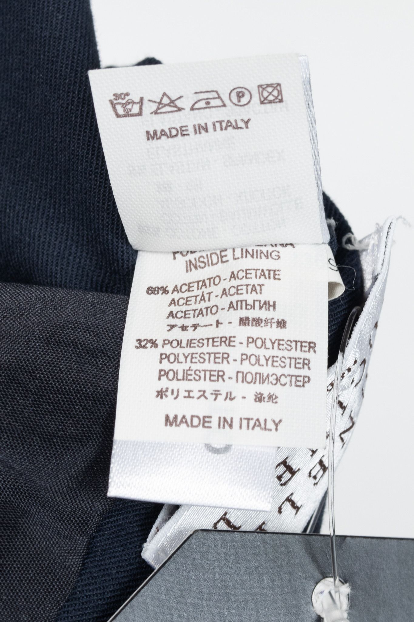 Brunello Cucinelli Brunello Cucinelli Navy Cotton Pencil Skirt Size 27" / US 4 / IT 40 - 9 Thumbnail
