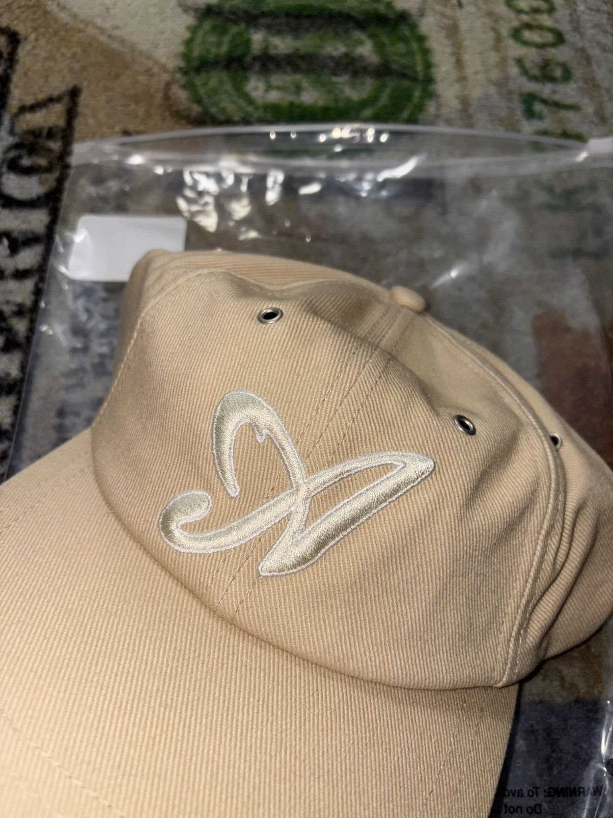 Aime Leon Dore Aime Leon Dore Washed ‘A’ Logo Hat Stone Size ONE SIZE - 2 Thumbnail