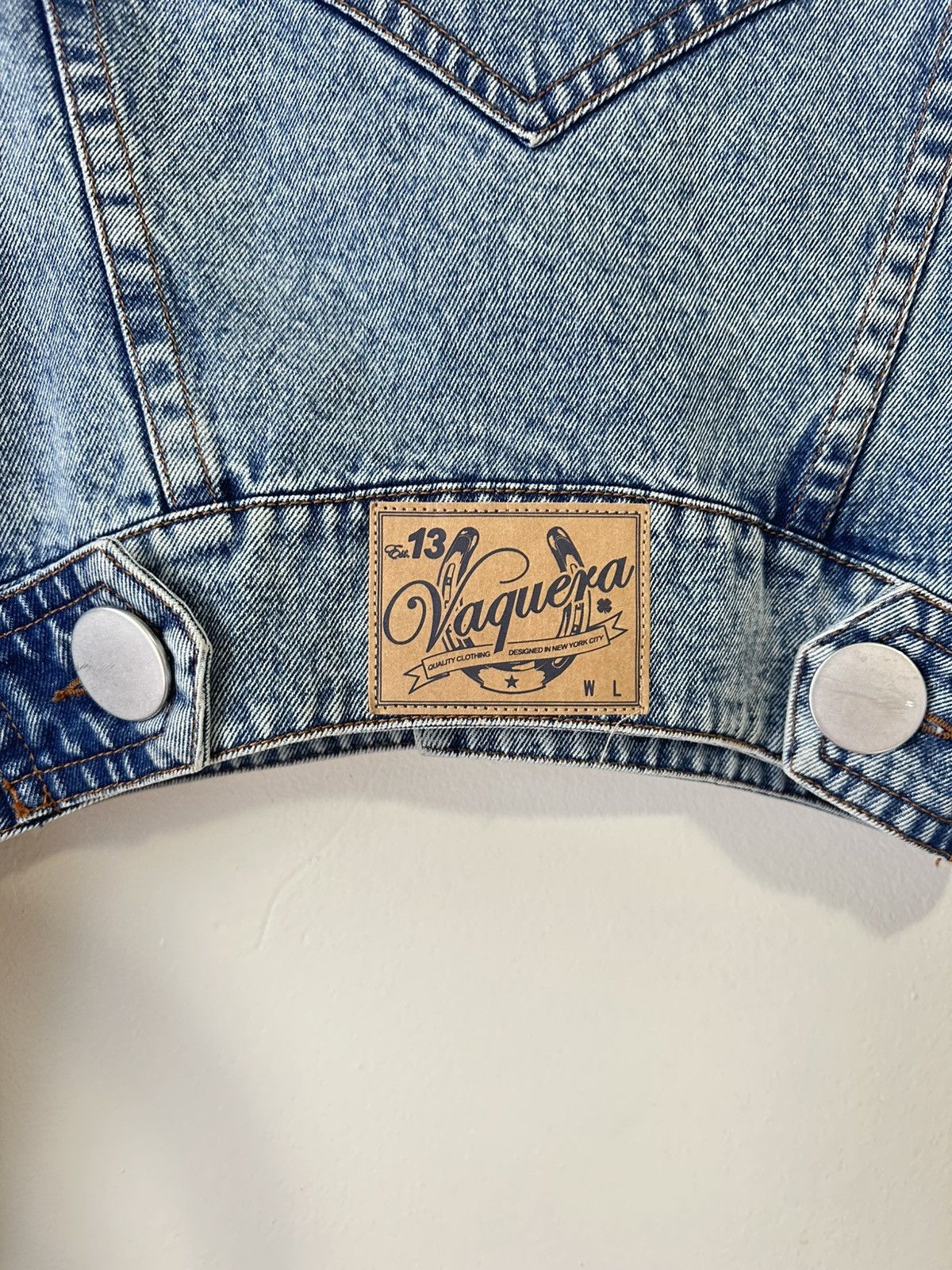 Vaquera Vaquera cropped denim jacket Size M / US 6-8 / IT 42-44 - 5 Thumbnail