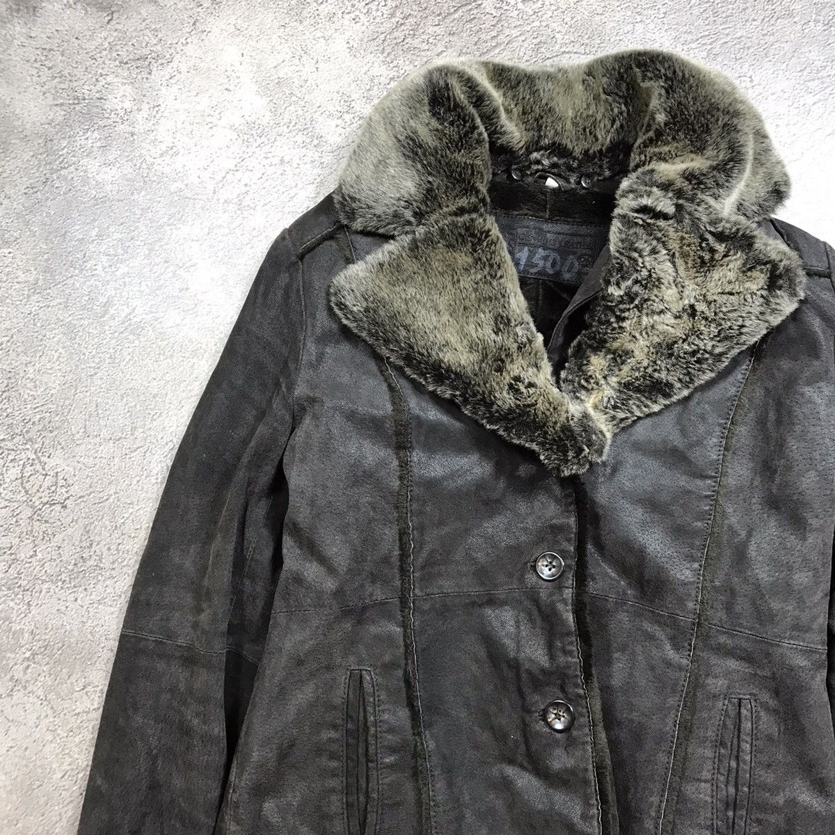 Vintage Vintage Y2K Faded Black Quilted Jacket Grunge Streetwear L Size L / US 10 / IT 46 - 3 Thumbnail