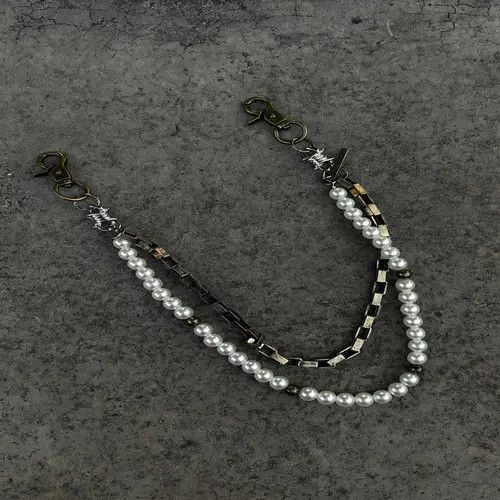 Other Double Layer Pearl & Gold Wallet Chain Size ONE SIZE - 4 Thumbnail