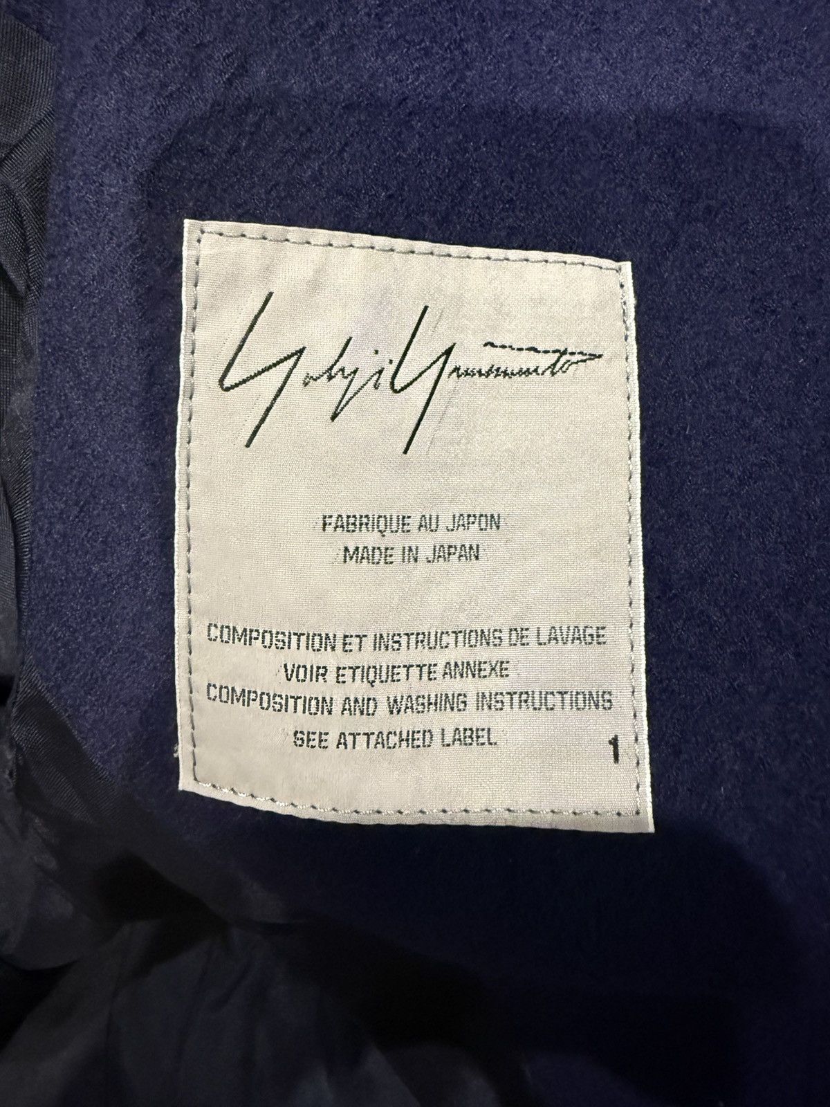Yohji Yamamoto YOHJI YAMAMOTO WOOL JACKET Size US M / EU 48-50 / 2 - 3 Thumbnail