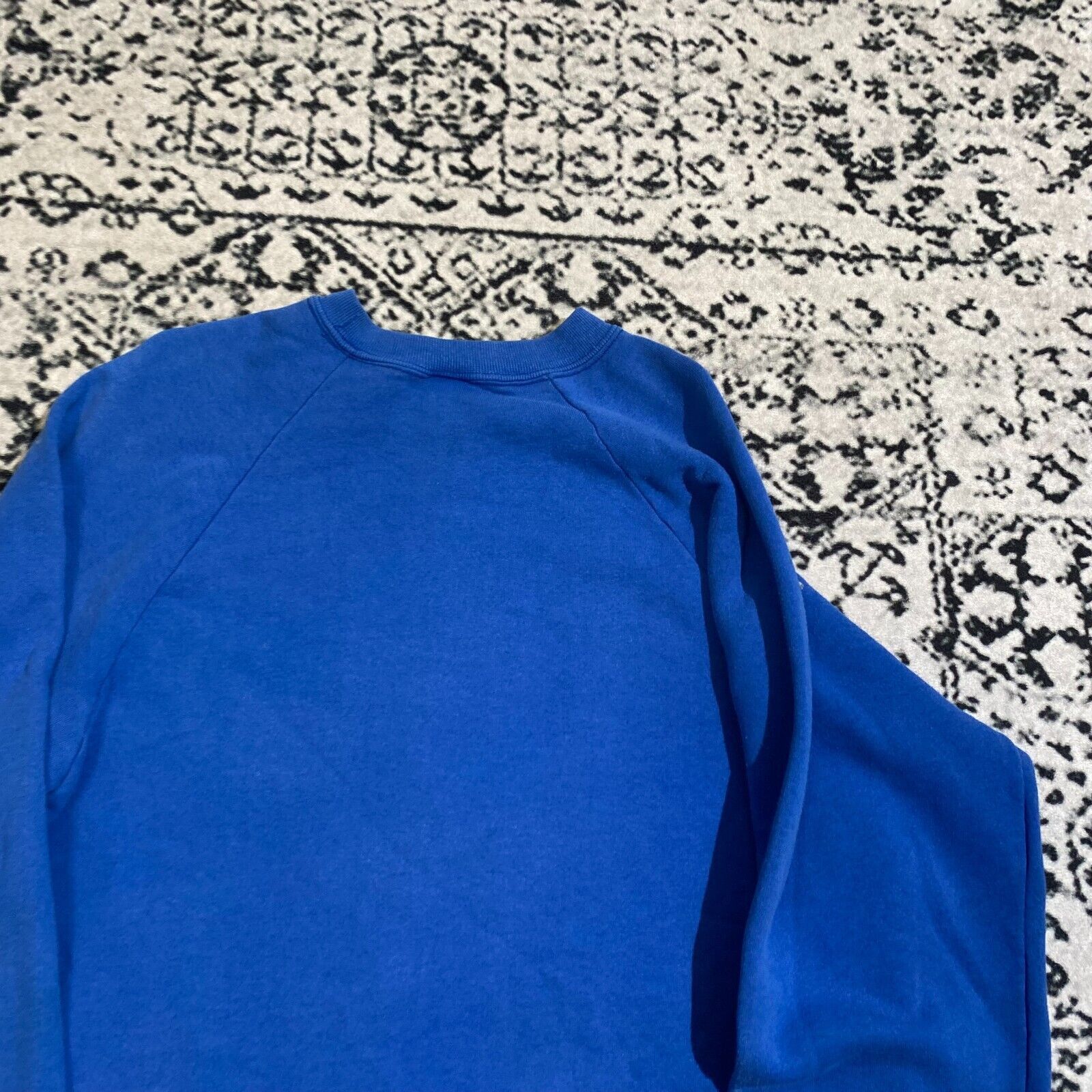Vintage Vintage Blue Cotton Crewneck Size XL Y2K 90s Essential Size US XL / EU 56 / 4 - 10 Thumbnail