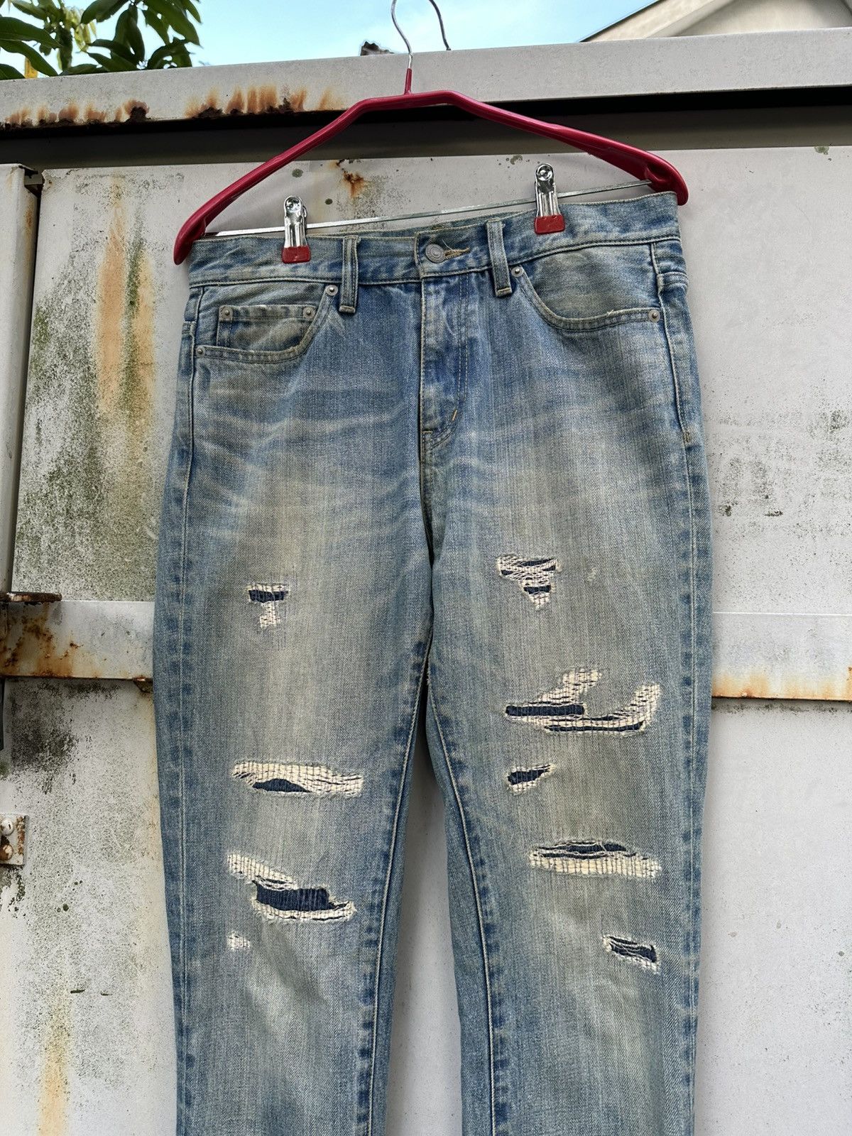 MOUSSY 👹Moussy By Azul Distressed Skinny Jeans Size US 31 - 3 Thumbnail