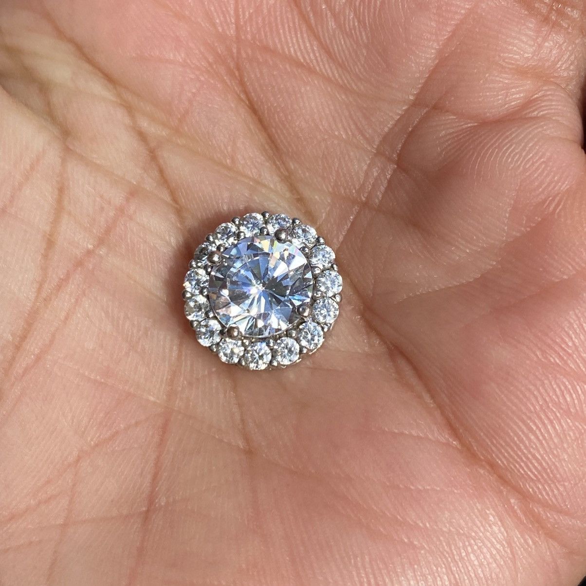 Other 💎 Vintage Sun BR ( Sun Diamond ) Rhodium Pendant diamond💎 Size ONE SIZE - 4 Thumbnail