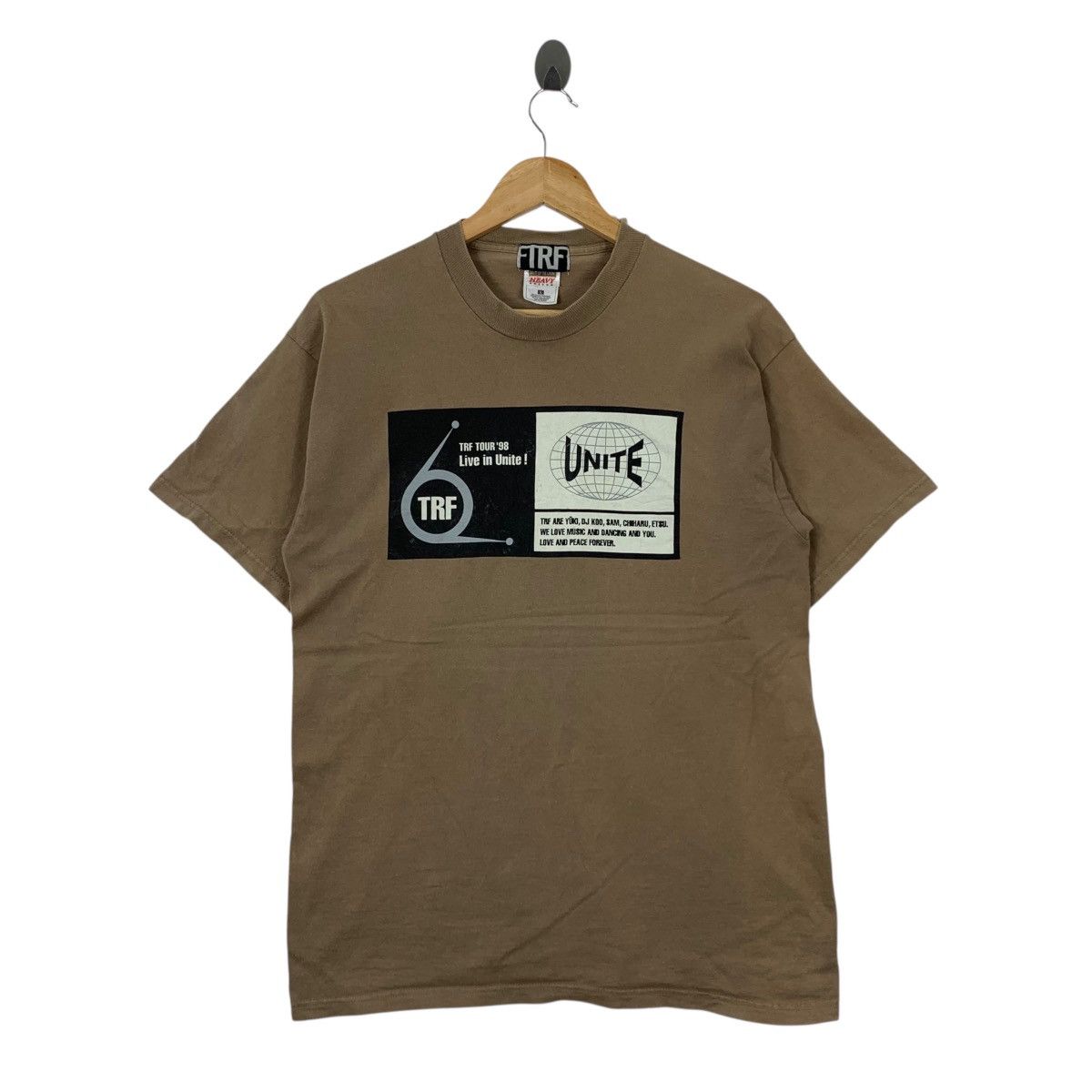 Vintage Vintage 1998 TRF Tour Live In Unite Yuki DjSoo Sam Pop Shirt Size US L / EU 52-54 / 3 - 1 Thumbnail