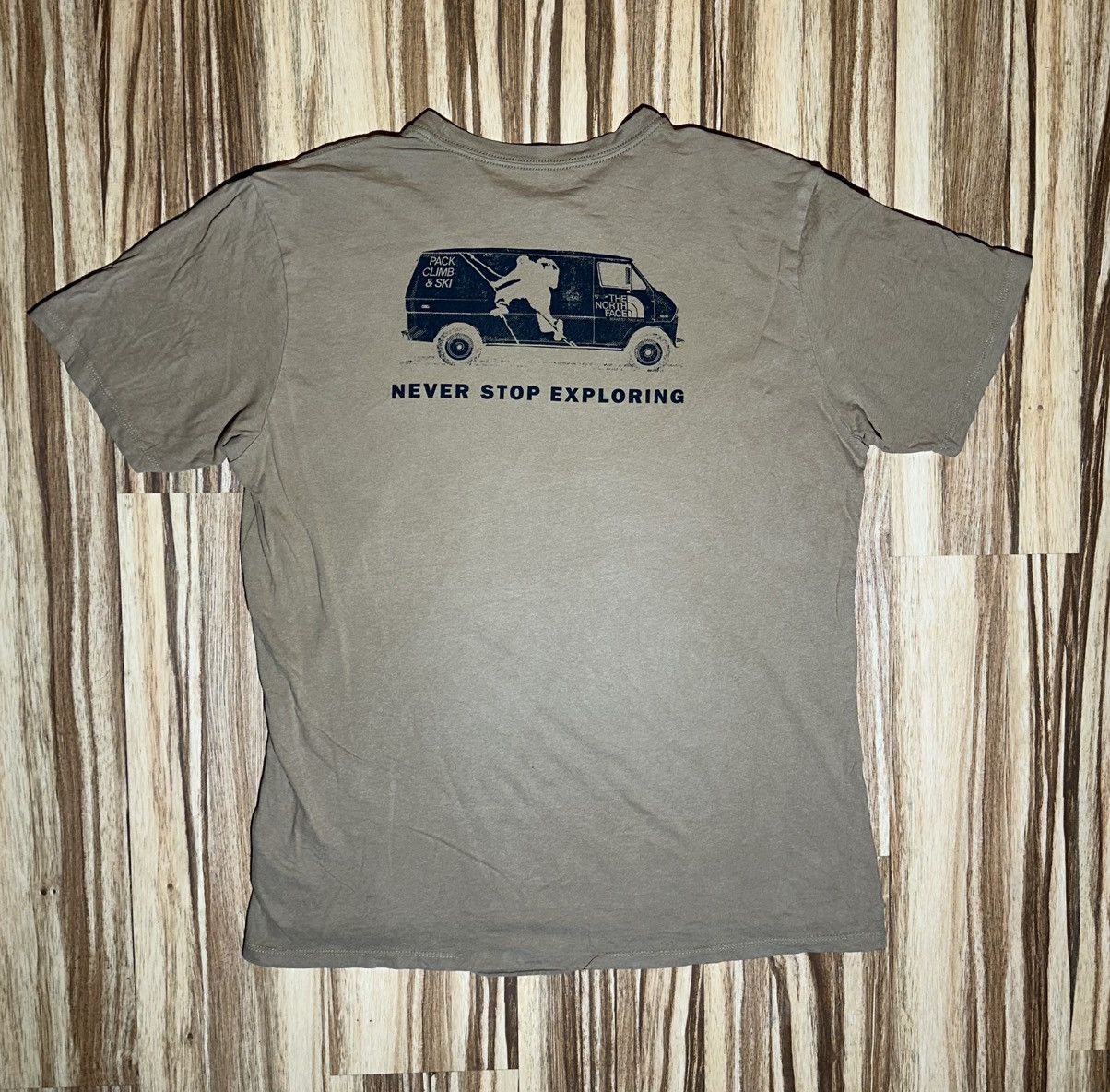 The North Face The North Face Never Stop Exploring Brown Tee Size US XL / EU 56 / 4 - 1 Thumbnail