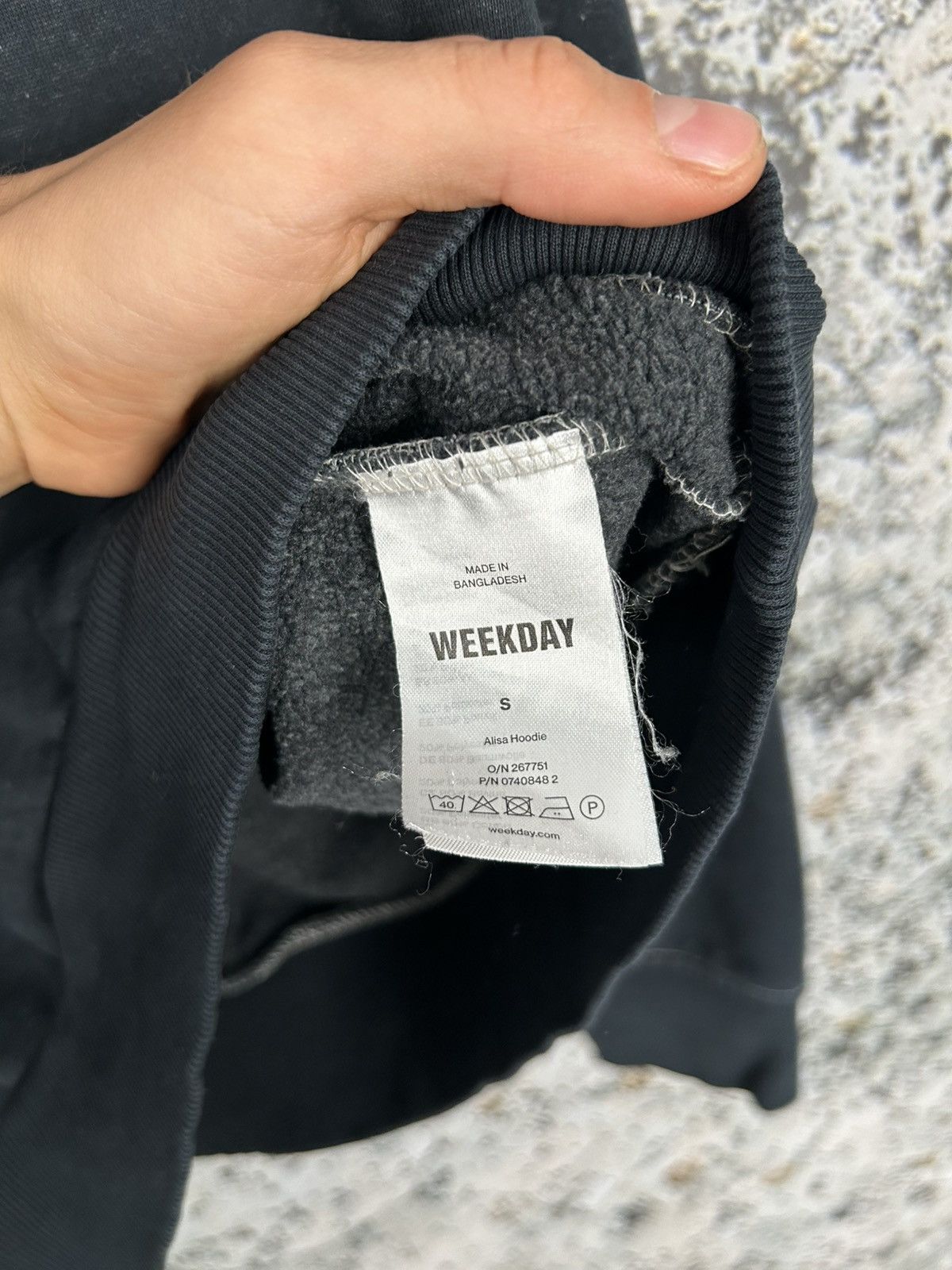 Weekday Weekday Alisa Hoodie Baggy Boxy Fit Streetwear Skate Size US S / EU 44-46 / 1 - 6 Thumbnail