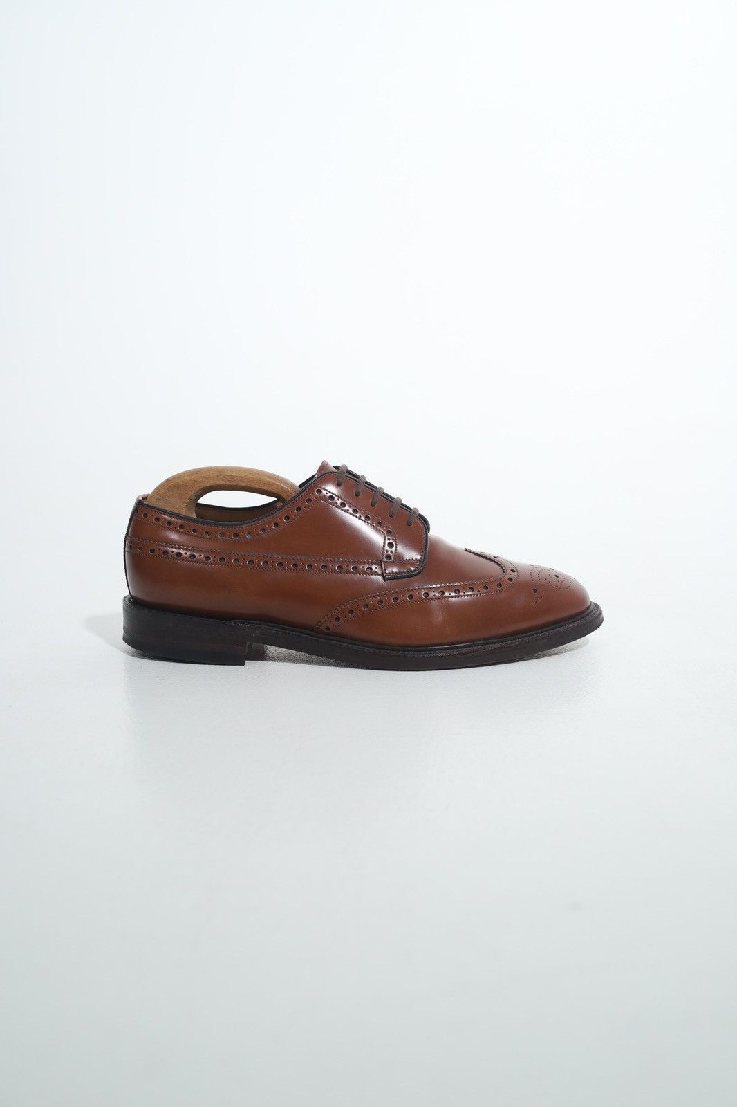 Loake LOAKE Brogues Leather Shoes Made in England Brown Men’s Size US 12 / EU 45 - 6 Thumbnail