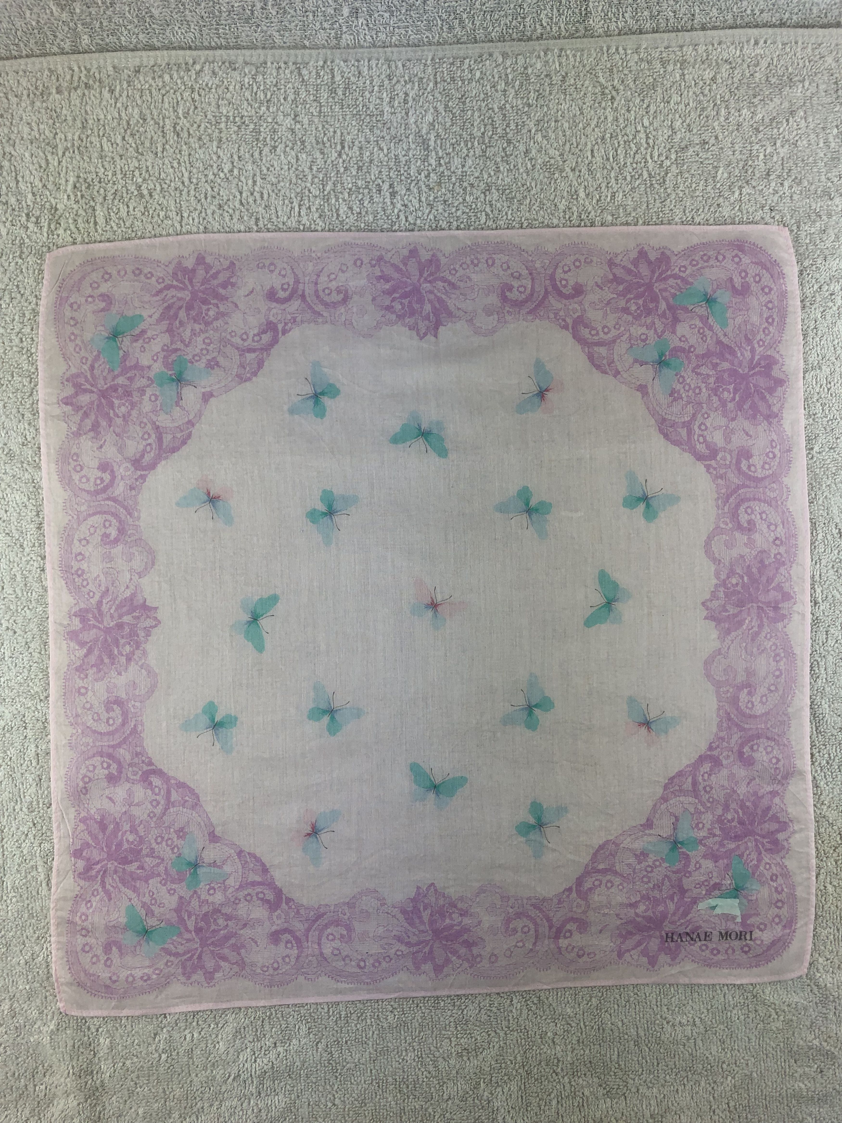 Hanae Mori × Japanese Brand × Vintage Hanae Mori Handkerchief / Bandana / Neckerchief Size ONE SIZE - 3 Thumbnail