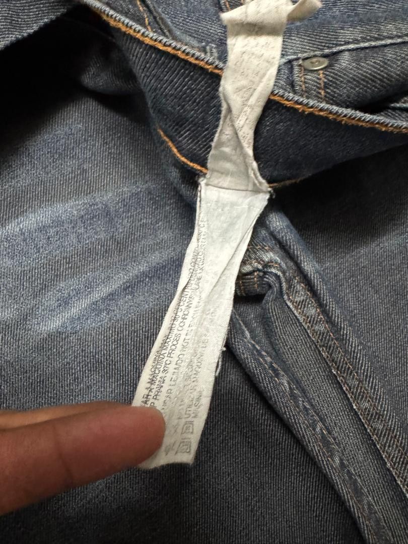 Vintage 💥Sick Jeans💥90s Style Sicko Denim Rusty Mudwash Thrashed Size US 35 - 13 Thumbnail