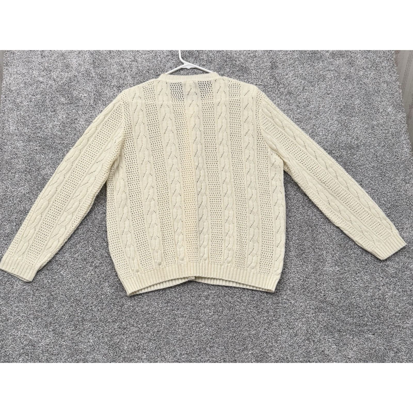 Other 80s Vintage Keneth Too Plus Cardigan Women 1X Plus Fisherman Size XL / US 12-14 / IT 48-50 - 5 Thumbnail