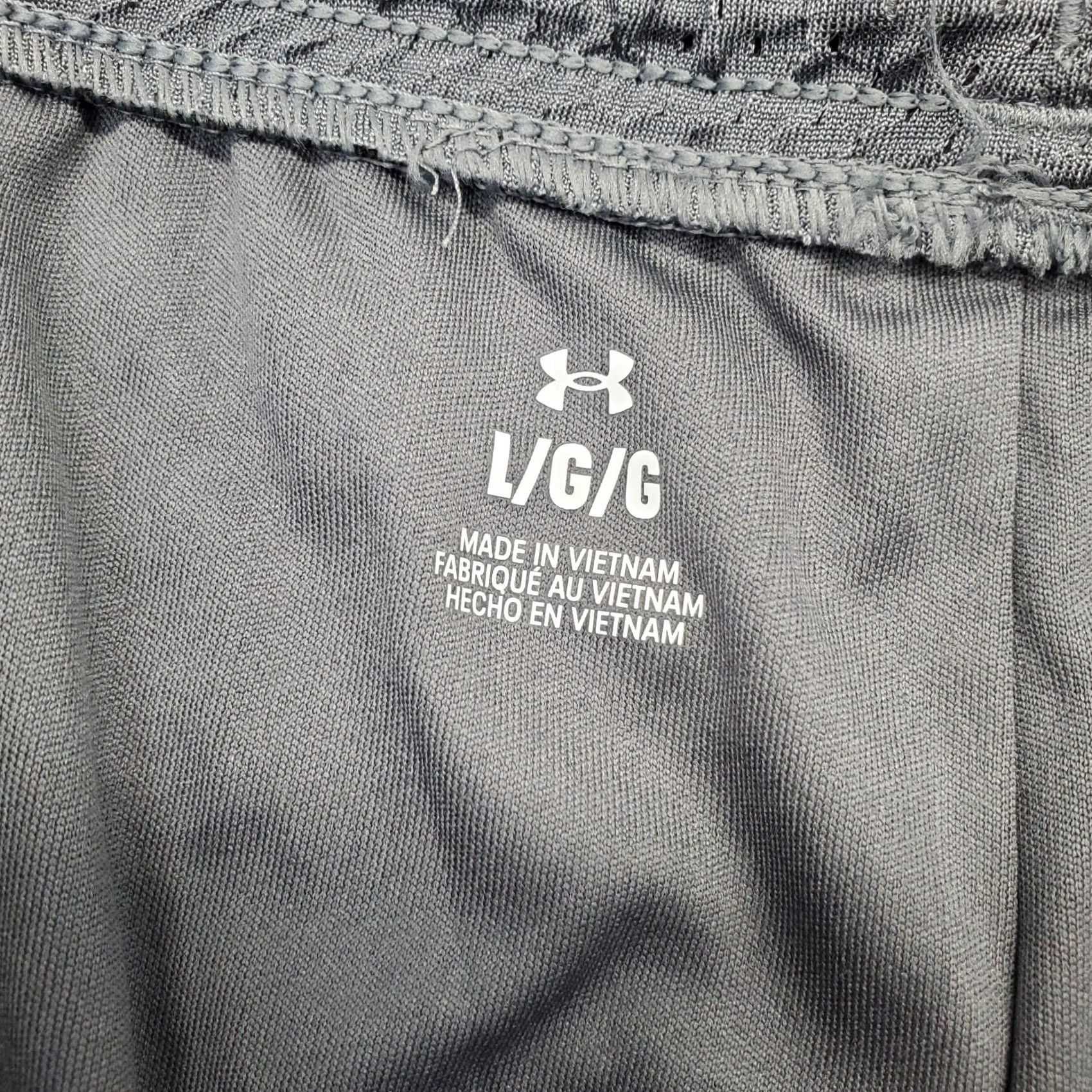 Under Armour Under Armour UA Icon Shorts Mens L Gray Lightweight Drawstring Size US 33 - 6 Thumbnail