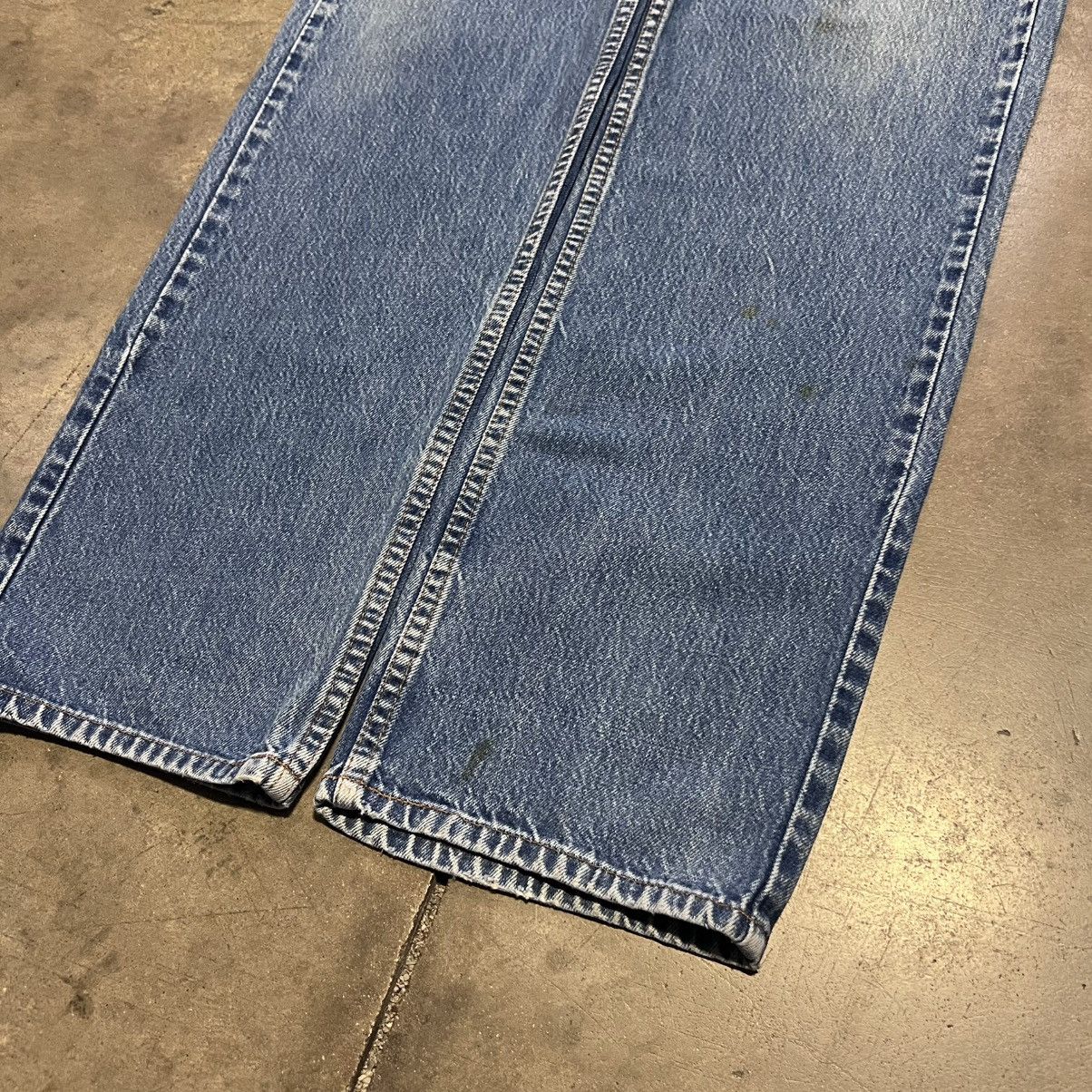 Levi's × Vintage Vintage 90s Levis 550 Orange Tab Denim Jeans Faded Western Size US 40 / EU 56 - 8 Thumbnail