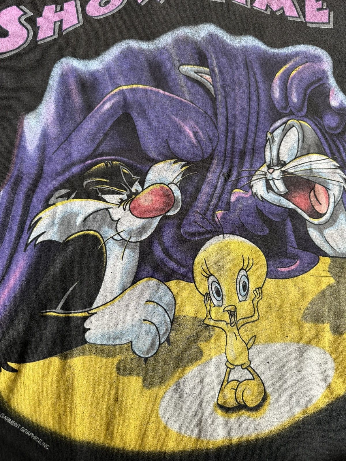 Warner Bros Vintage 1996 looney tunes “Show Time” Size US M / EU 48-50 / 2 - 2 Thumbnail
