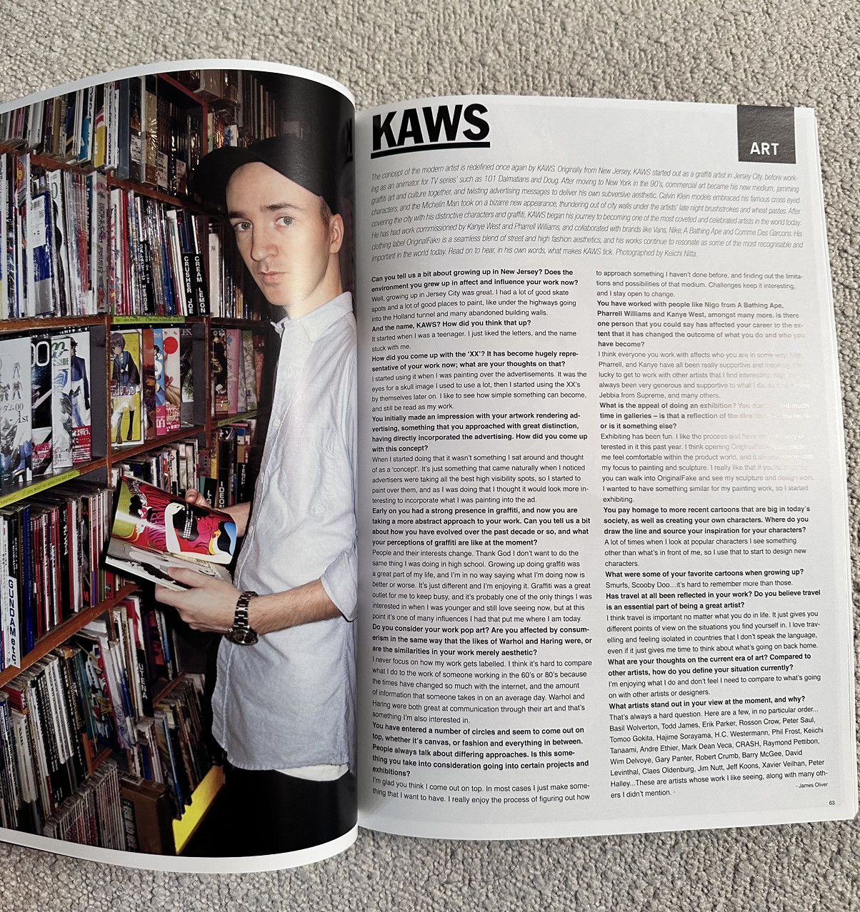 Kaws Kaws The New Order Magazine 2009 [NEW] Size ONE SIZE - 2 Thumbnail