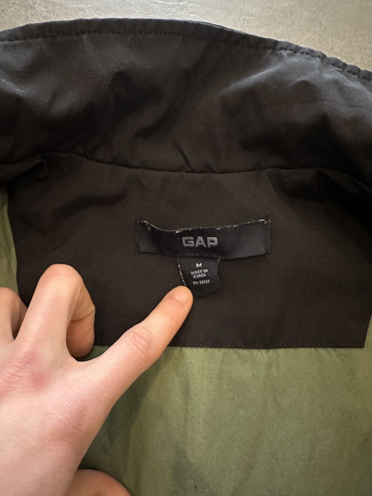 Gap × Vintage Vintage 90s Gap Full Zip Turtleneck Light Jacket Size US M / EU 48-50 / 2 - 4 Thumbnail