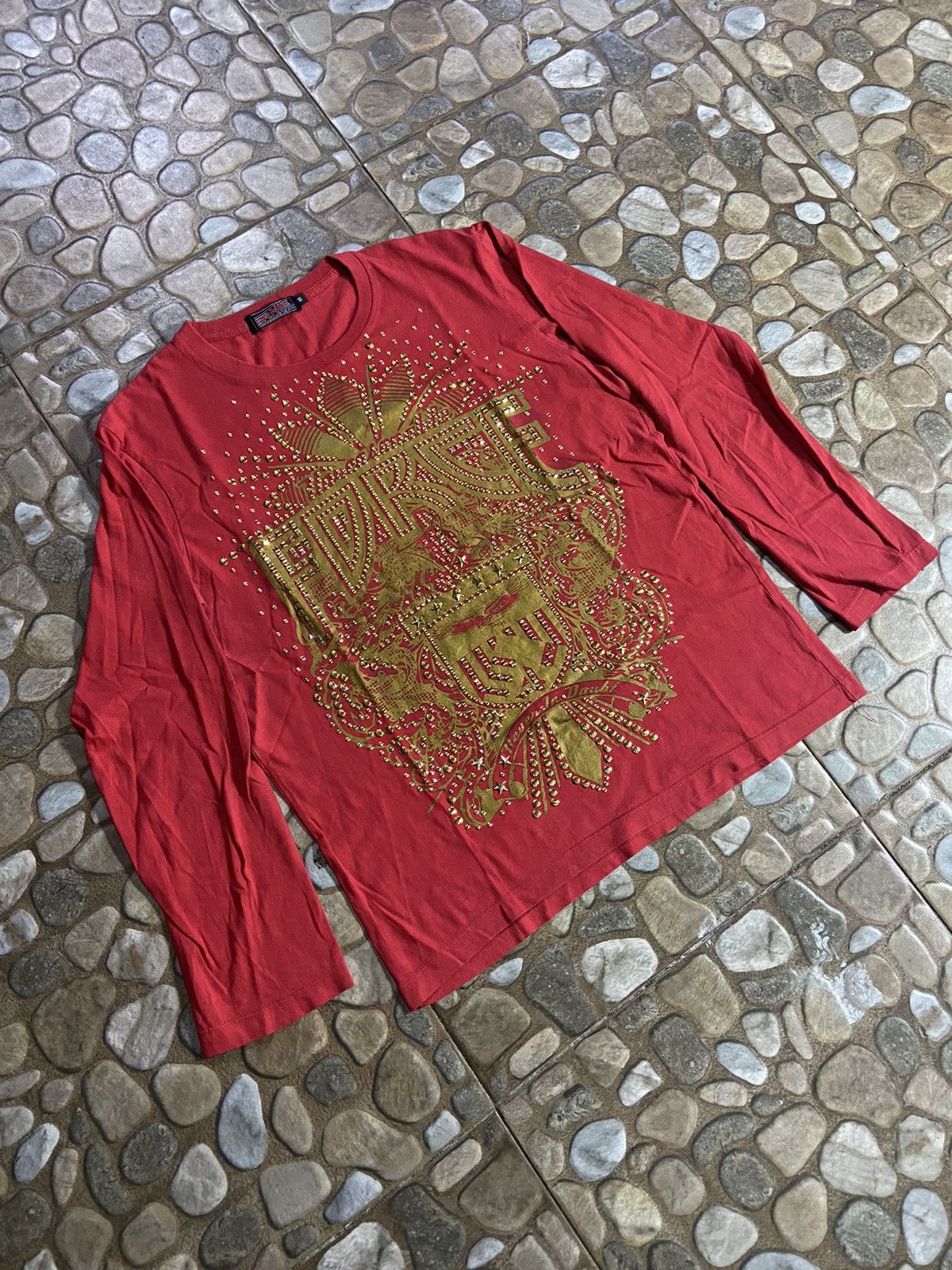 Hysteric Glamour × Japanese Brand VTG Y2K ernie long sleeve t-shirt studded button Size US M / EU 48-50 / 2 - 2 Thumbnail