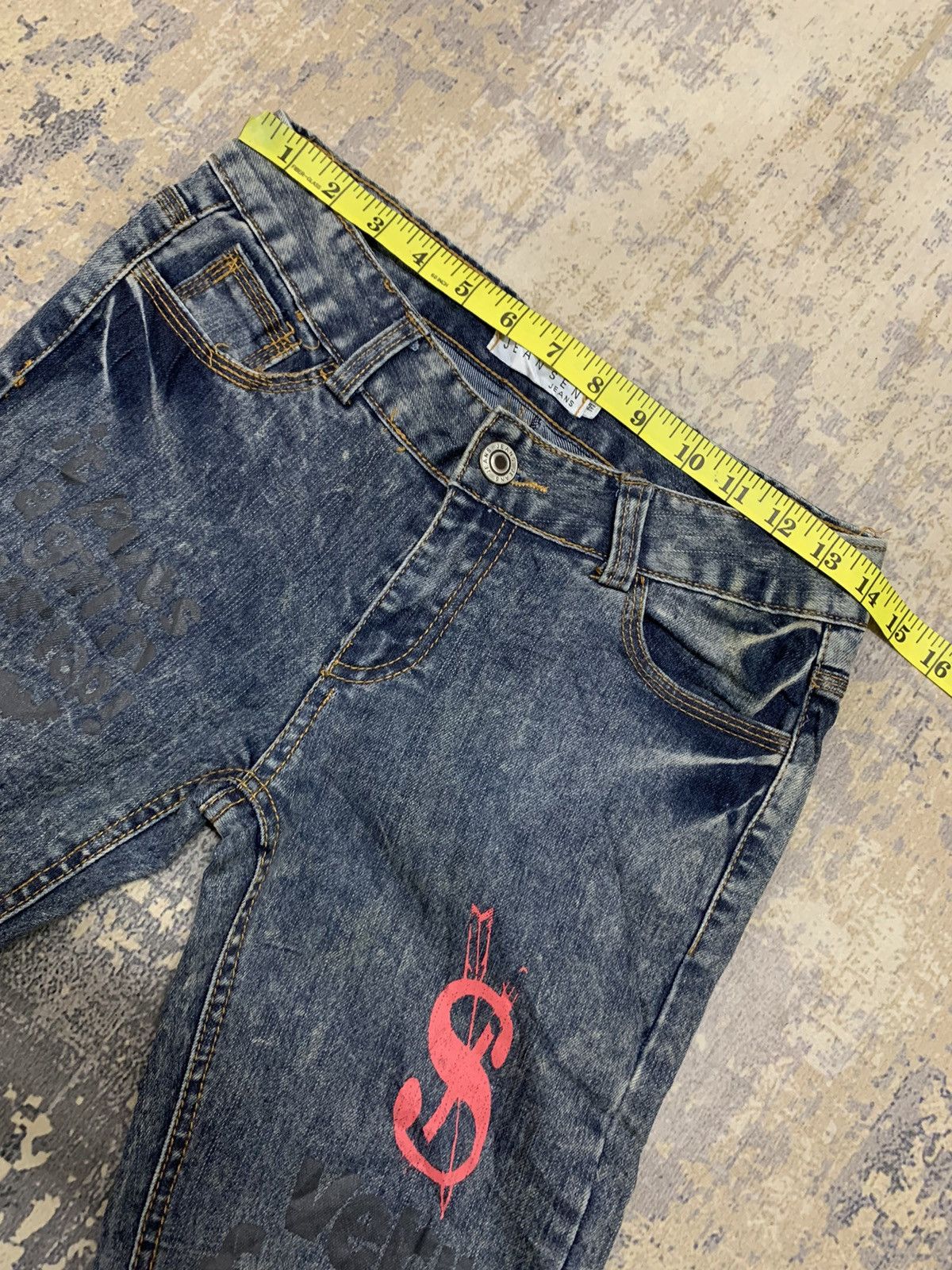 Hysteric Glamour × If Six Was Nine × Seditionaries Seditionaries Acid Wash Jeans Punk Style Jeans 27x29.5 Size 27" / US 4 / IT 40 - 14 Thumbnail