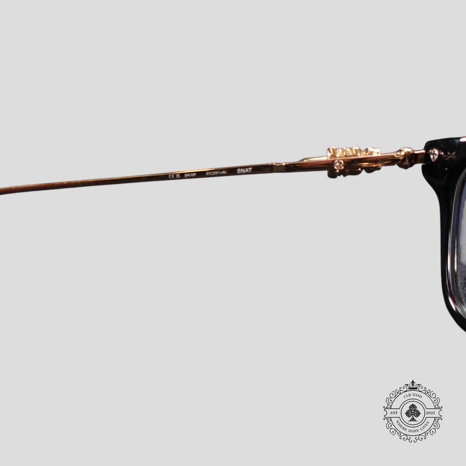 Chrome Hearts Chrome Hearts Snat Glasses in Black/Gold Size ONE SIZE - 6 Thumbnail