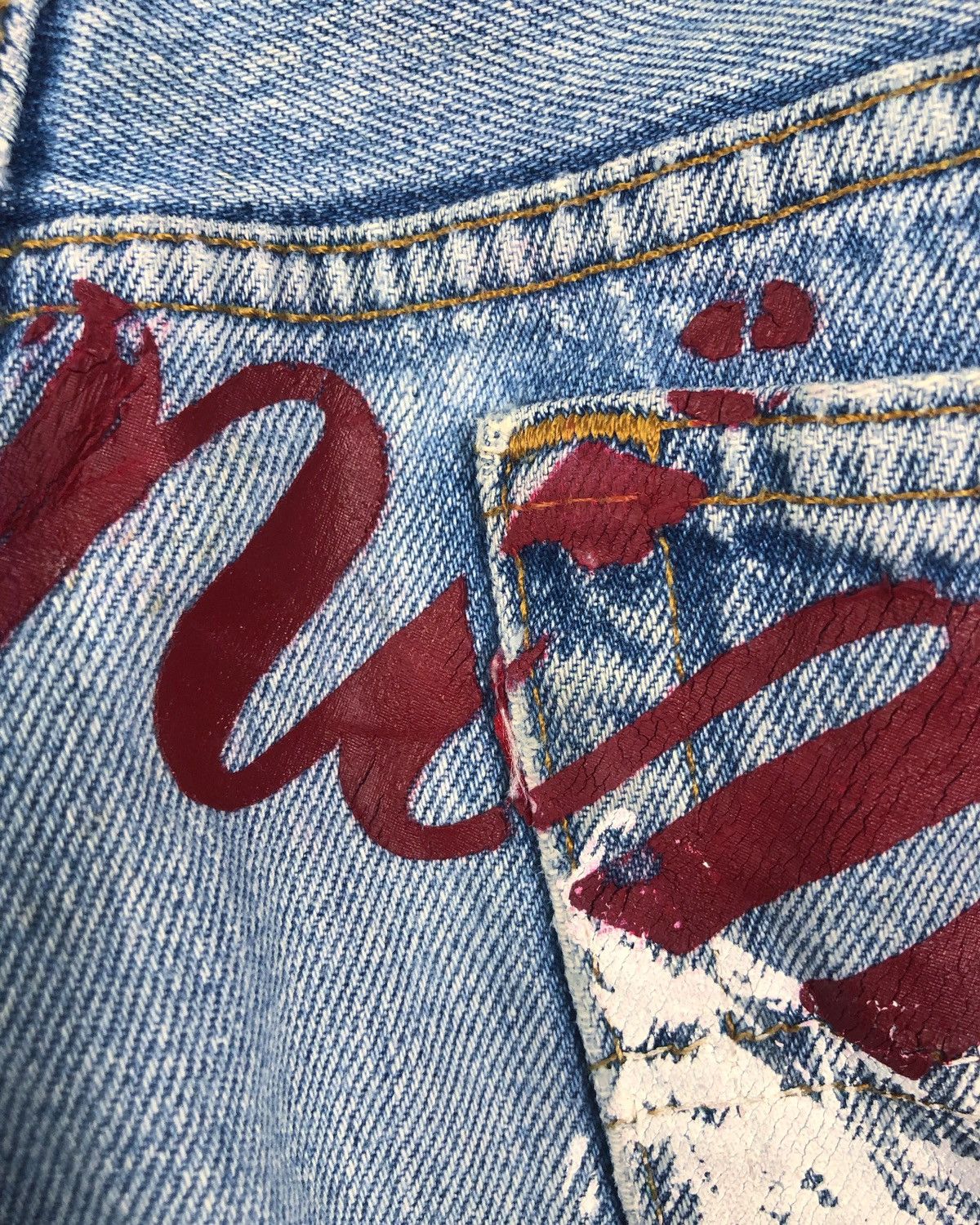 Levi's × Levi's Vintage Clothing × Vintage Rare Vintage Levi's 501 Geronimo Apache Jeans Size US 34 / EU 50 - 13 Thumbnail