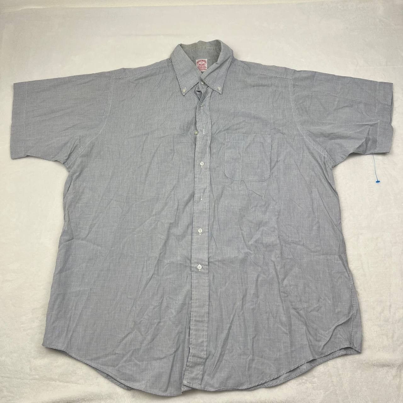 Brooks Brothers Brooks Brothers Shirt Men 17 Check Pattern Button Down Size US XL / EU 56 / 4 - 1 Thumbnail