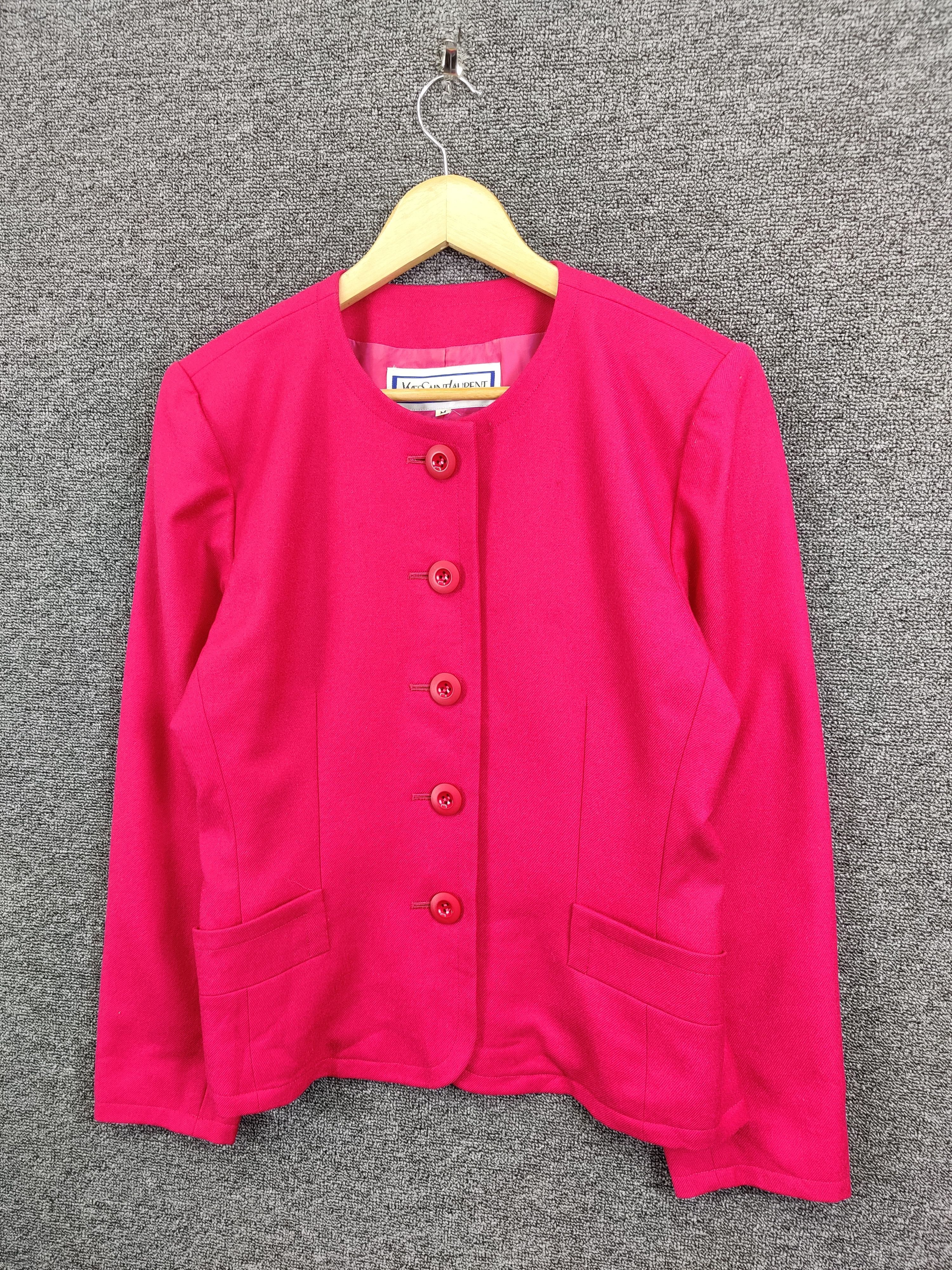 Yves Saint Laurent Vintage Yves Saint Laurent Wool Button Ups Coat Size US M / EU 48-50 / 2 - 2 Thumbnail