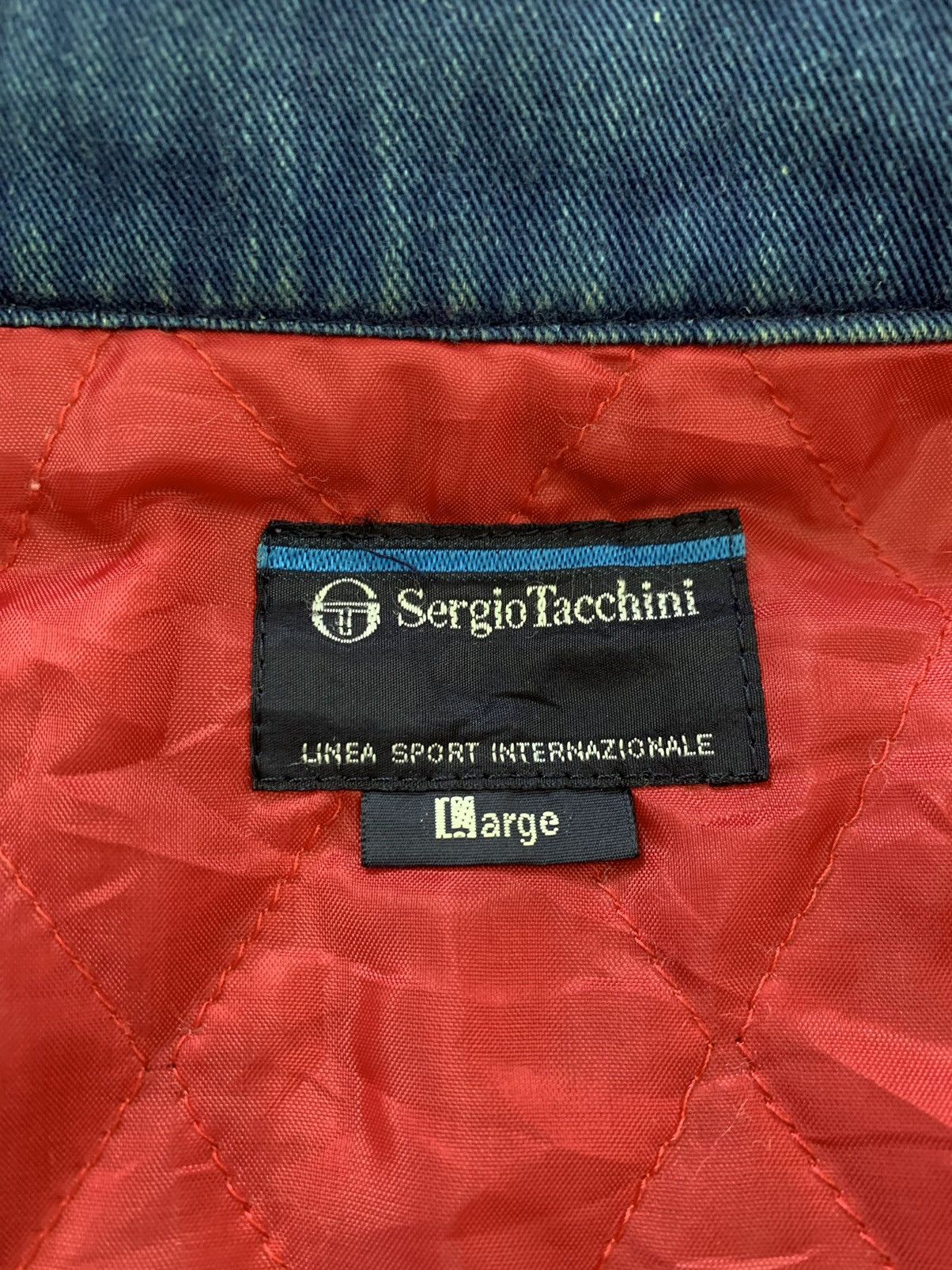 Sergio Tacchini Sergio Tacchini Big Print Logo Bomber Jacket Size US L / EU 52-54 / 3 - 12 Thumbnail