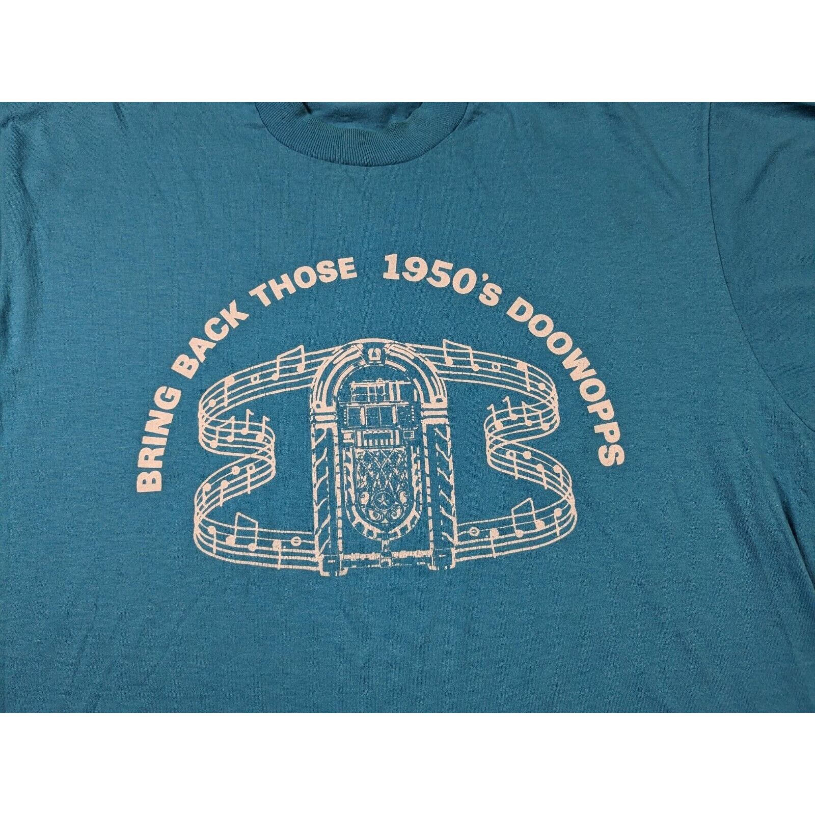 Other Jukebox "Bring Back Those 1950's Doowopps" T-Shirt Sz XL USA Size US XL / EU 56 / 4 - 2 Thumbnail