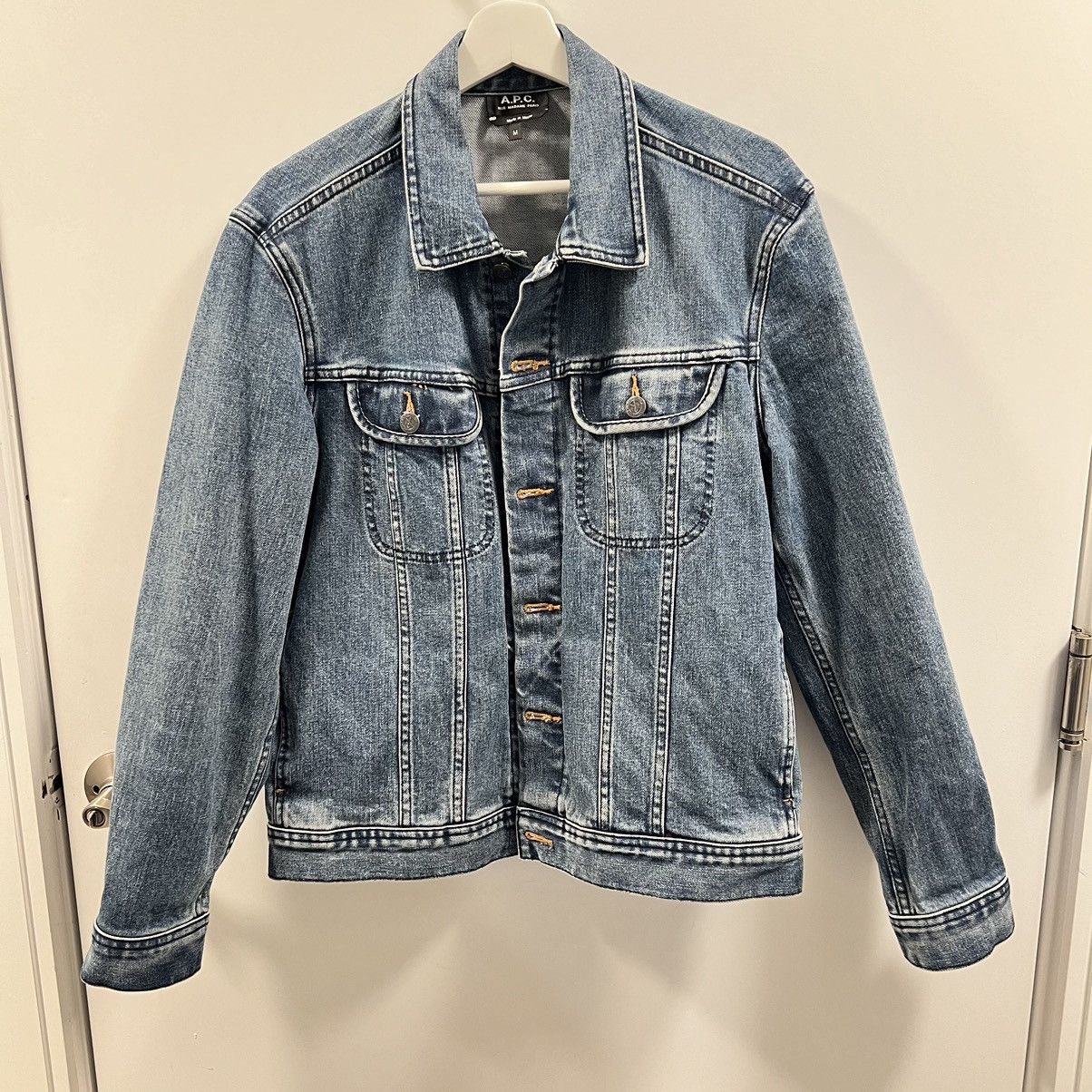 A.P.C. Like New APC mens denim jacket M Size US M / EU 48-50 / 2 - 7 Thumbnail