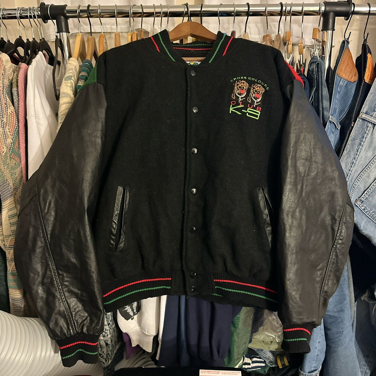 Cross Colours Vintage Cross Colours K-9 Club Jacket Size US XL / EU 56 / 4 - 2 Thumbnail