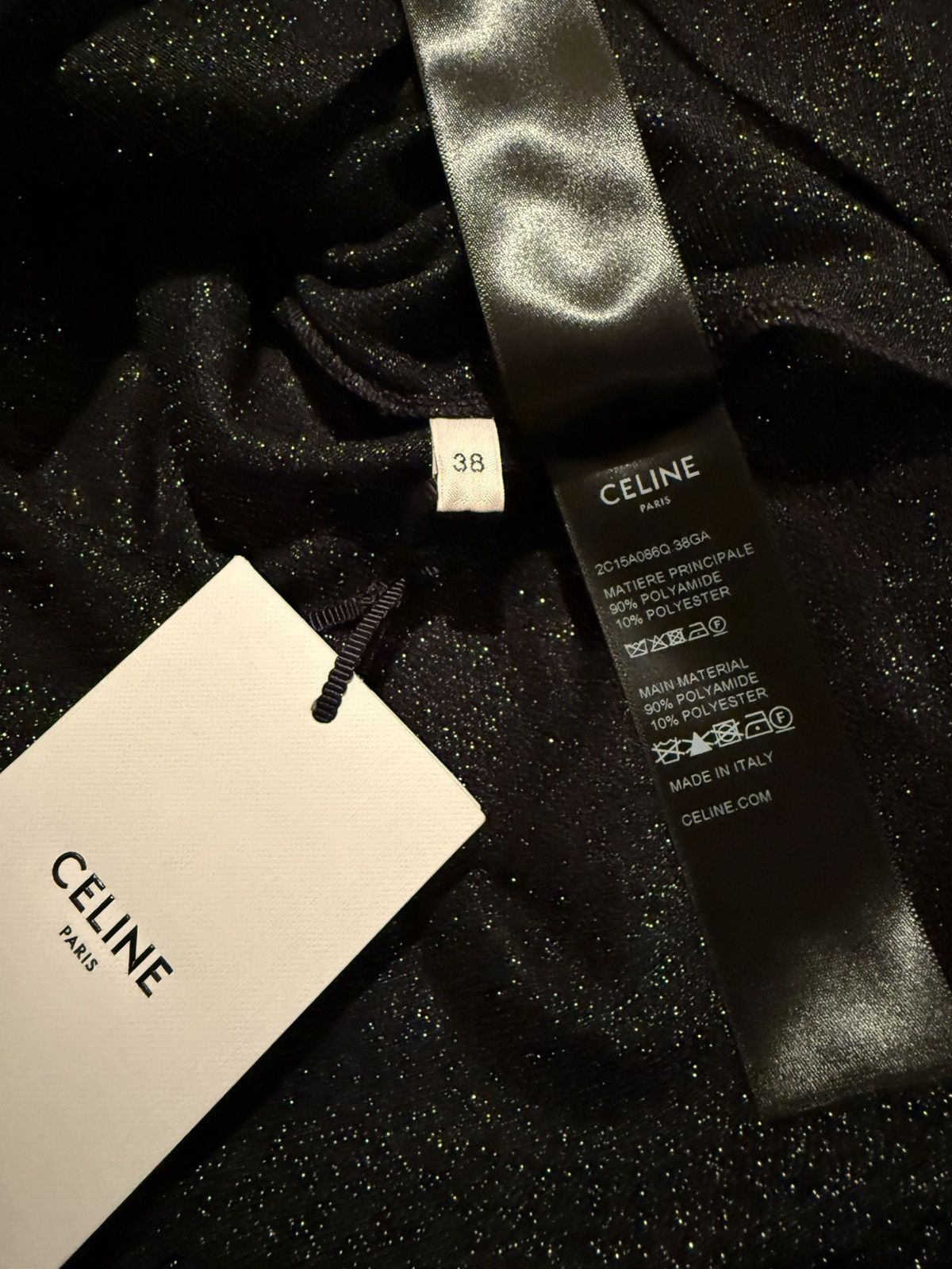 Celine $1.2k Celine Loose Carnaby shirt in lurex mesh Hedi 38 M Size US M / EU 48-50 / 2 - 20 Thumbnail