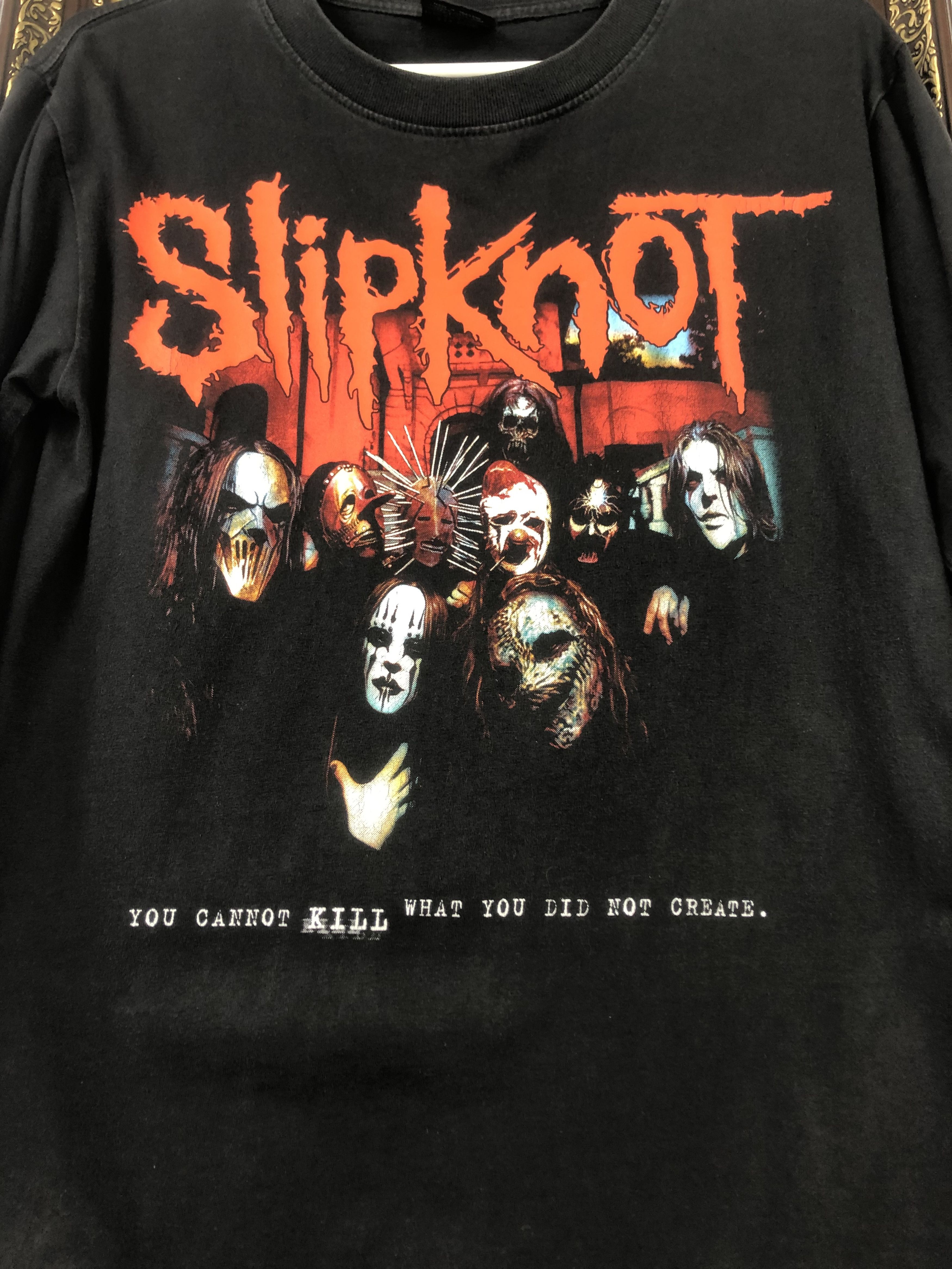 Band Tees Vintage Slipknot Over Print Band Shirt Long Sleeve Tee Iowa Size US S / EU 44-46 / 1 - 8 Thumbnail