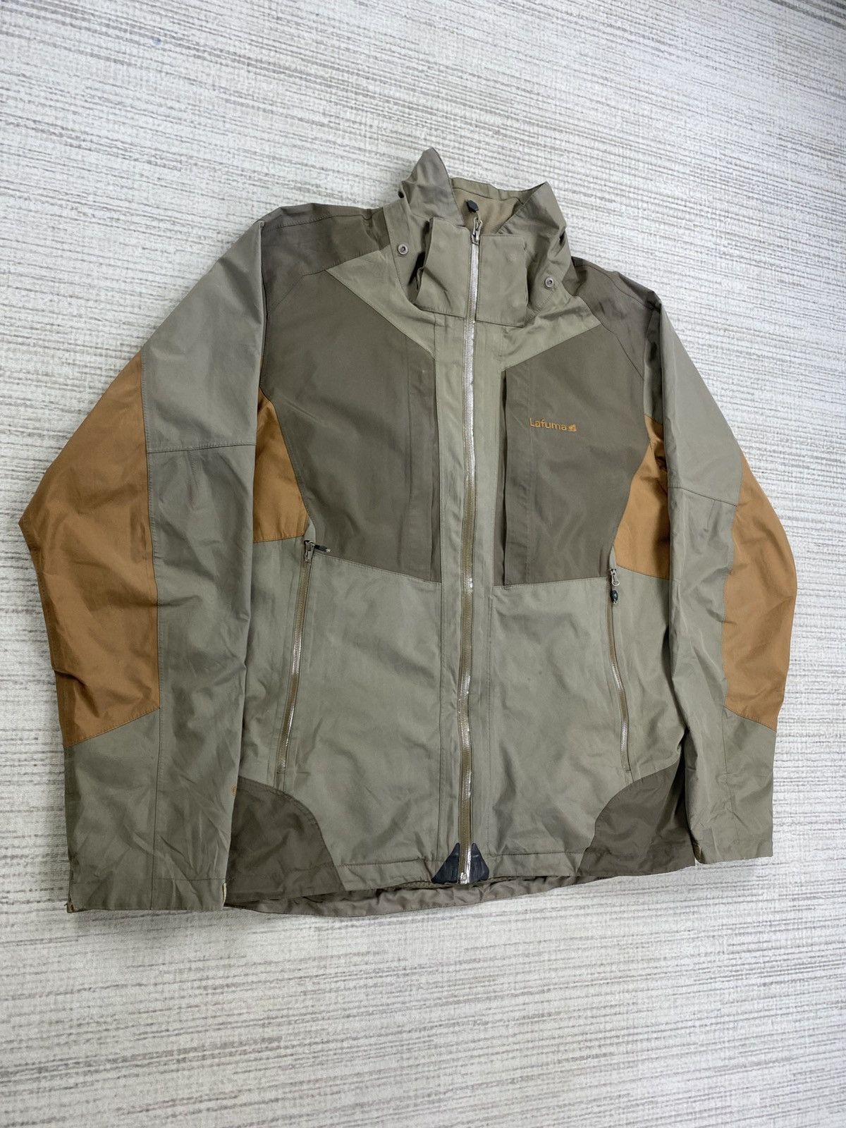 Goretex × Japanese Brand × Vintage Vtg Lafuma Goretex Colour Block Waterproof Zipper Jacket Size US L / EU 52-54 / 3 - 3 Thumbnail
