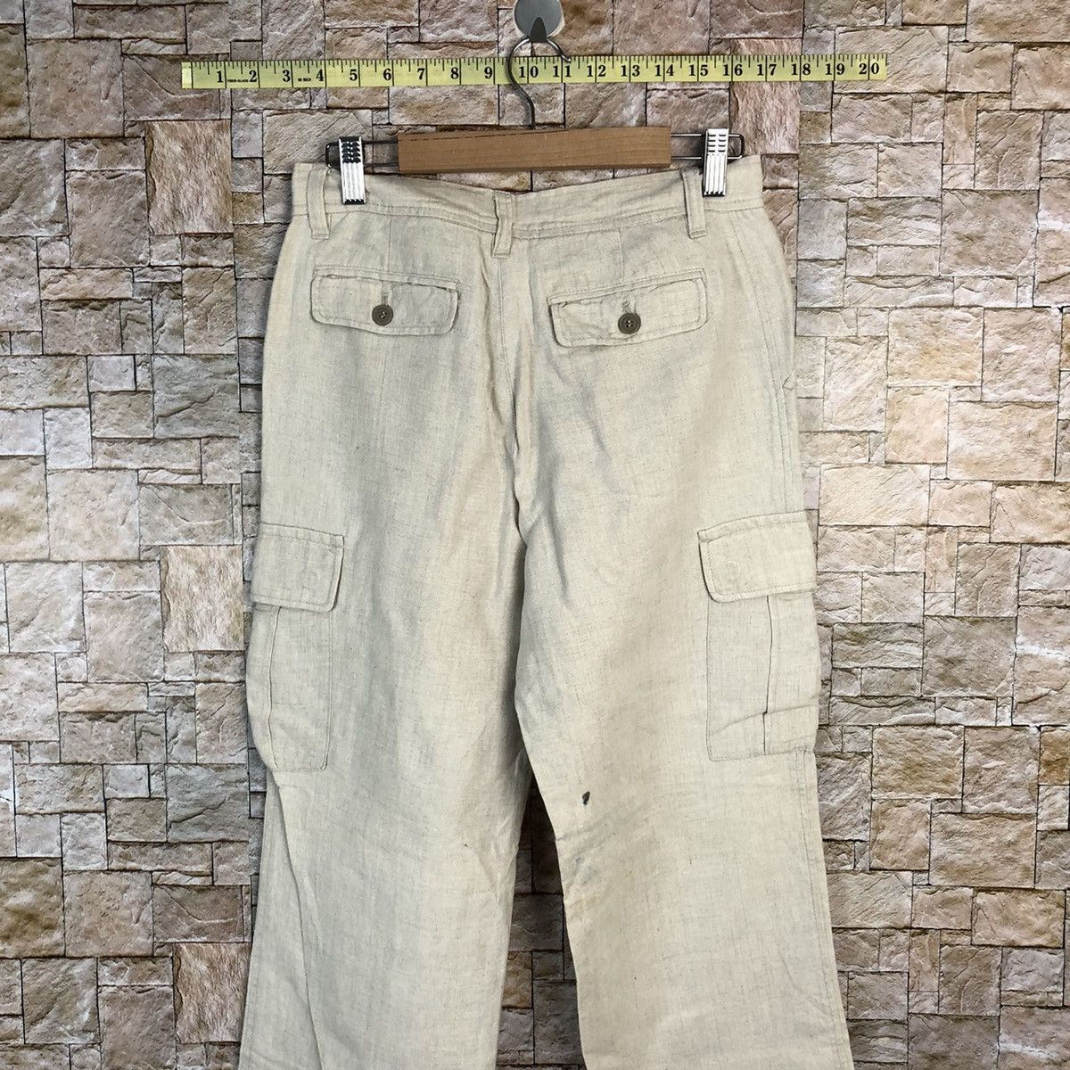 Japanese Brand Japanese Brand White Cargo Multipocket Pants #A735 Size 26" / US 2 / IT 38 - 17 Thumbnail